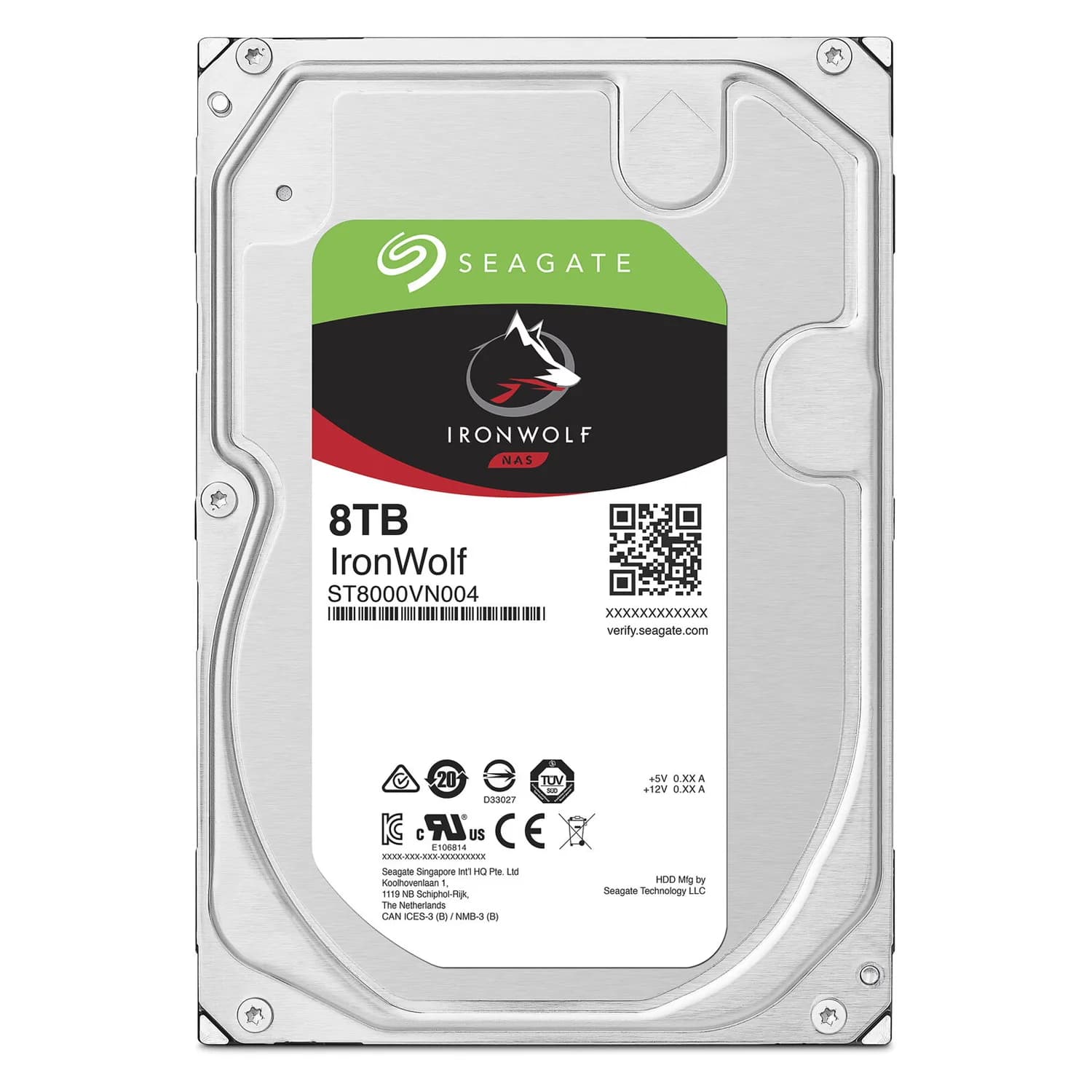 Acessório · Seagate Disco Duro Interno Seagate Ironwolf Nas 8192GB