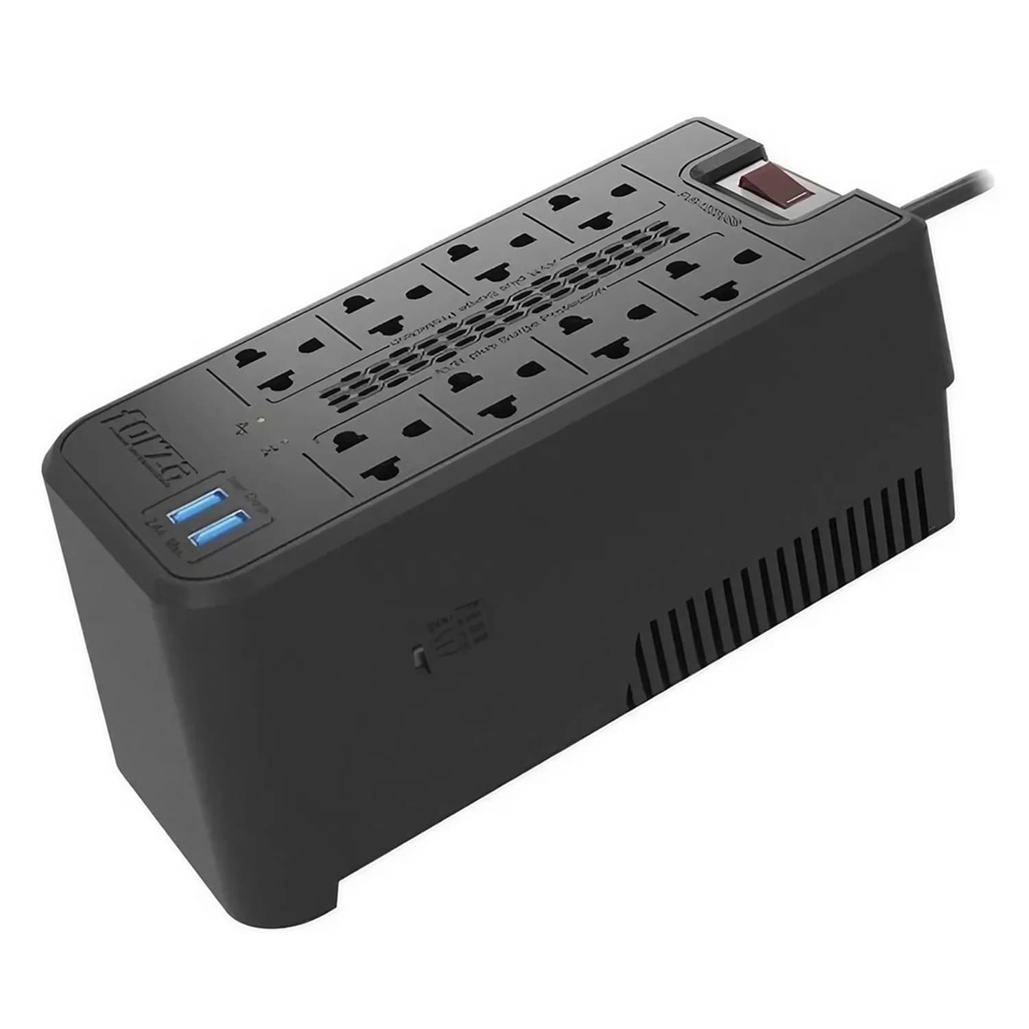 Forza Estabilizador Forza Fvr 1222USB 1200VA 220V Usb Preto