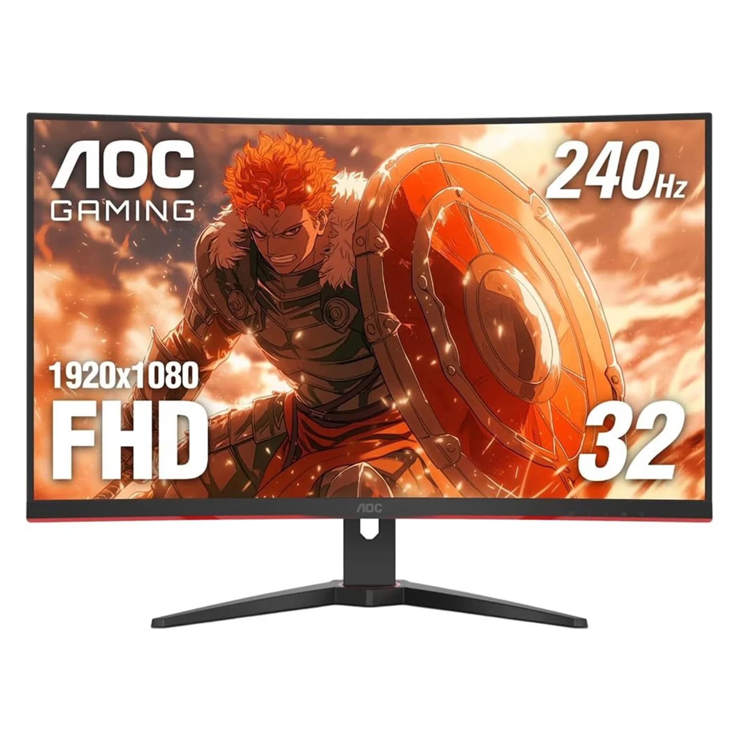 Acessório · Aoc Monitor Aoc C32G2ZE Full Curvo 240HZ Hdmi Dp Preto