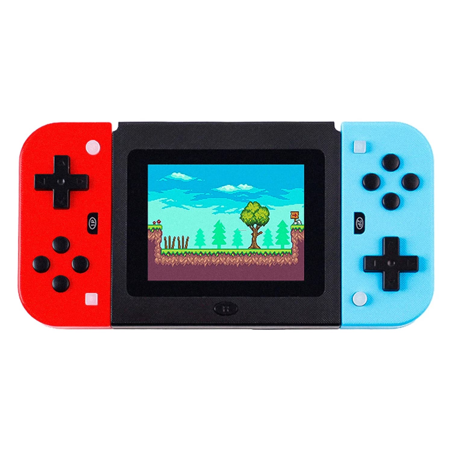 Nintendo Console Portátil Mini Switch H6 1000 Jogos 2 Controles Sem Fio - Azul e Vermelho