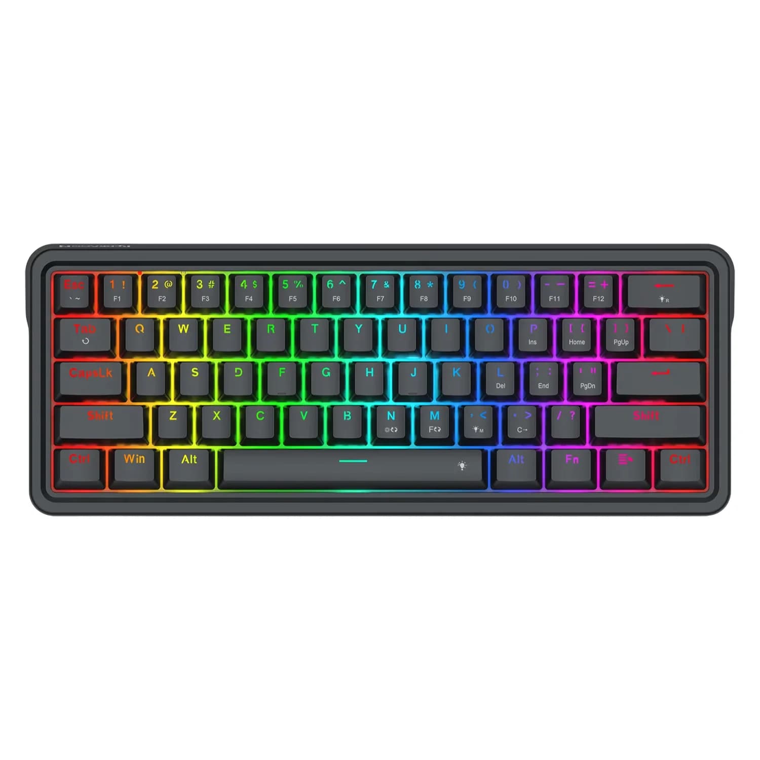 Redragon Teclado Gamer Redragon K722-RGB Ironguard USB Inglês - Preto