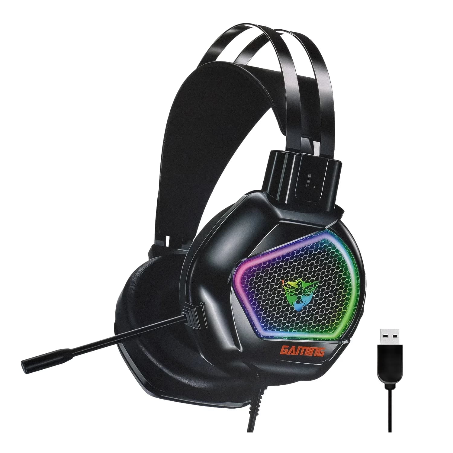Headset Gamer Satellite AE-301 RGB Wireless - Preto