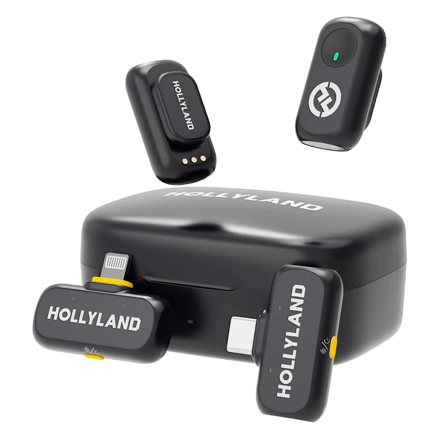Hollyland Microfone Lapela Hollyland Lark A1 Combo Preto