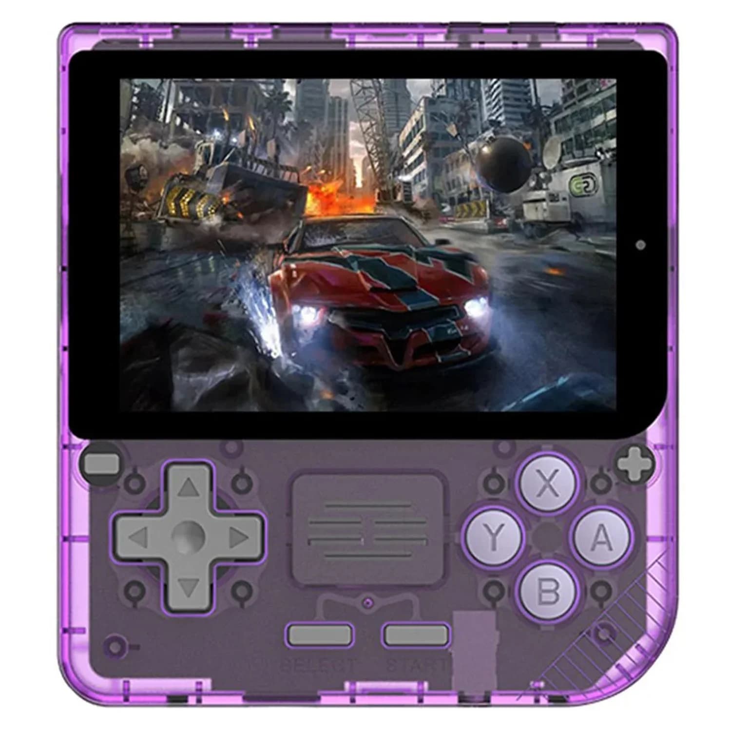 Powkiddy Console Portátil Powkiddy V10 64GB Tela 3.5" - Roxo