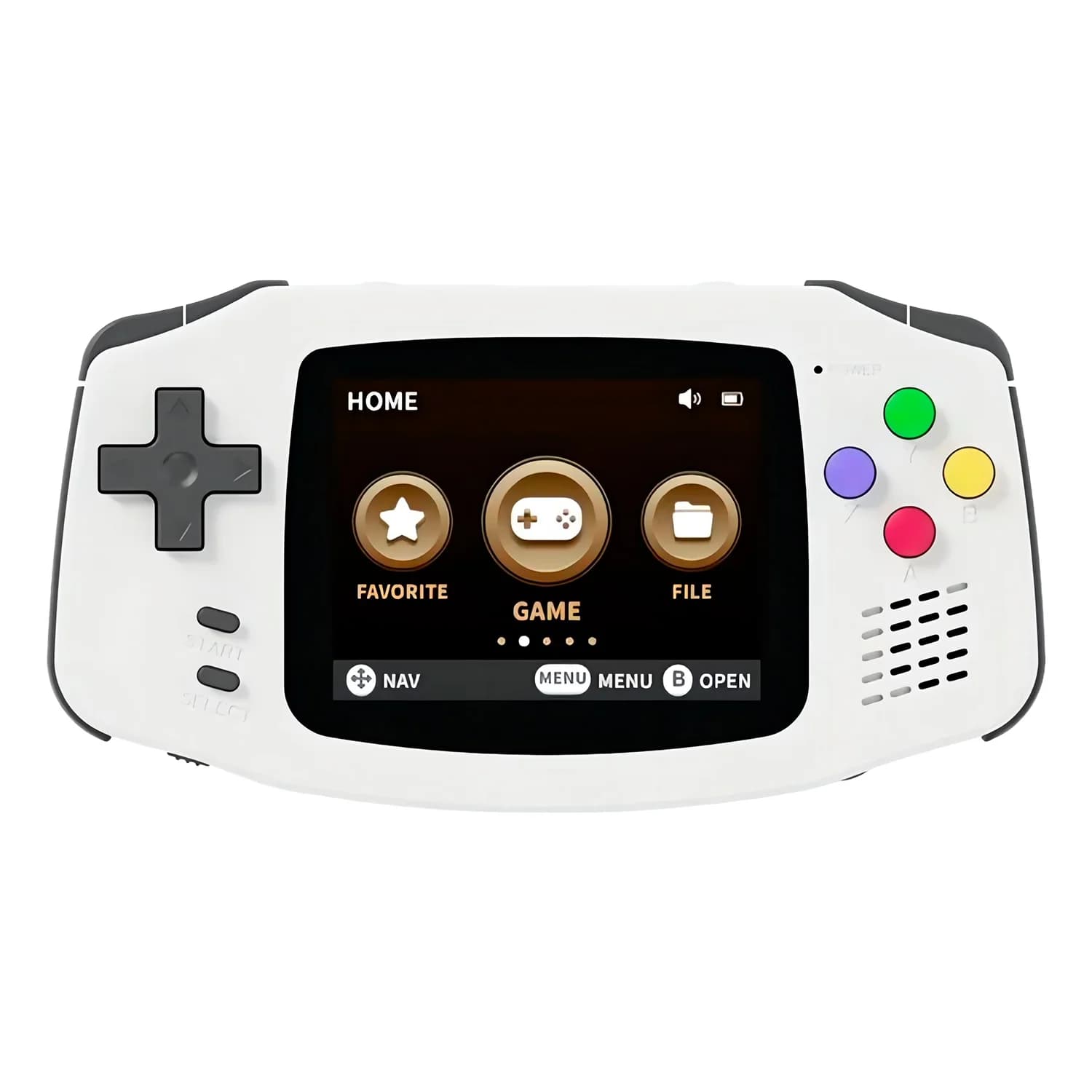 Powkiddy Console Portátil Powkiddy A30 32GB Tela 2.8" - Cinza