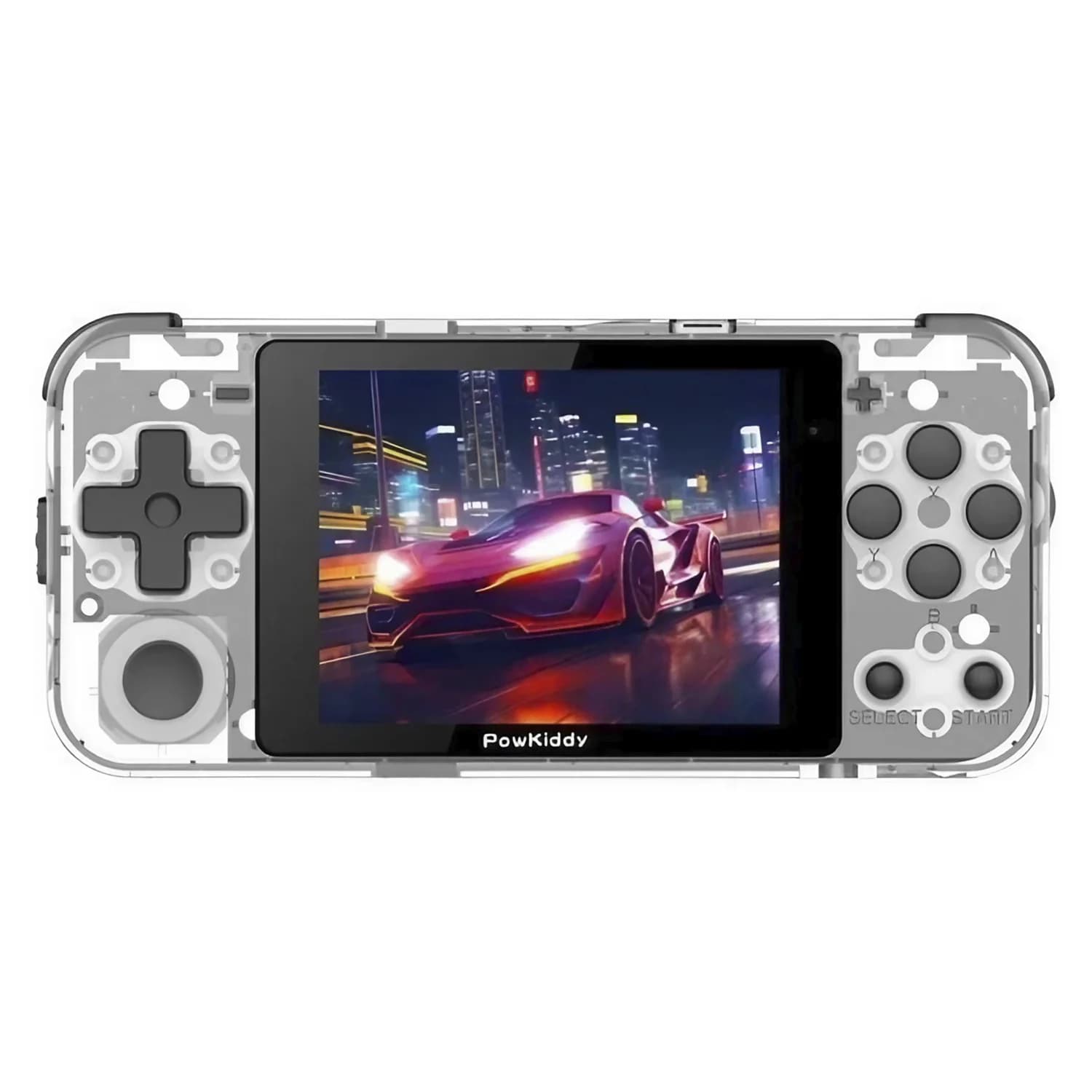 Powkiddy Console Portátil Powkiddy Q90 694GB Tela 2.8" - Transparente