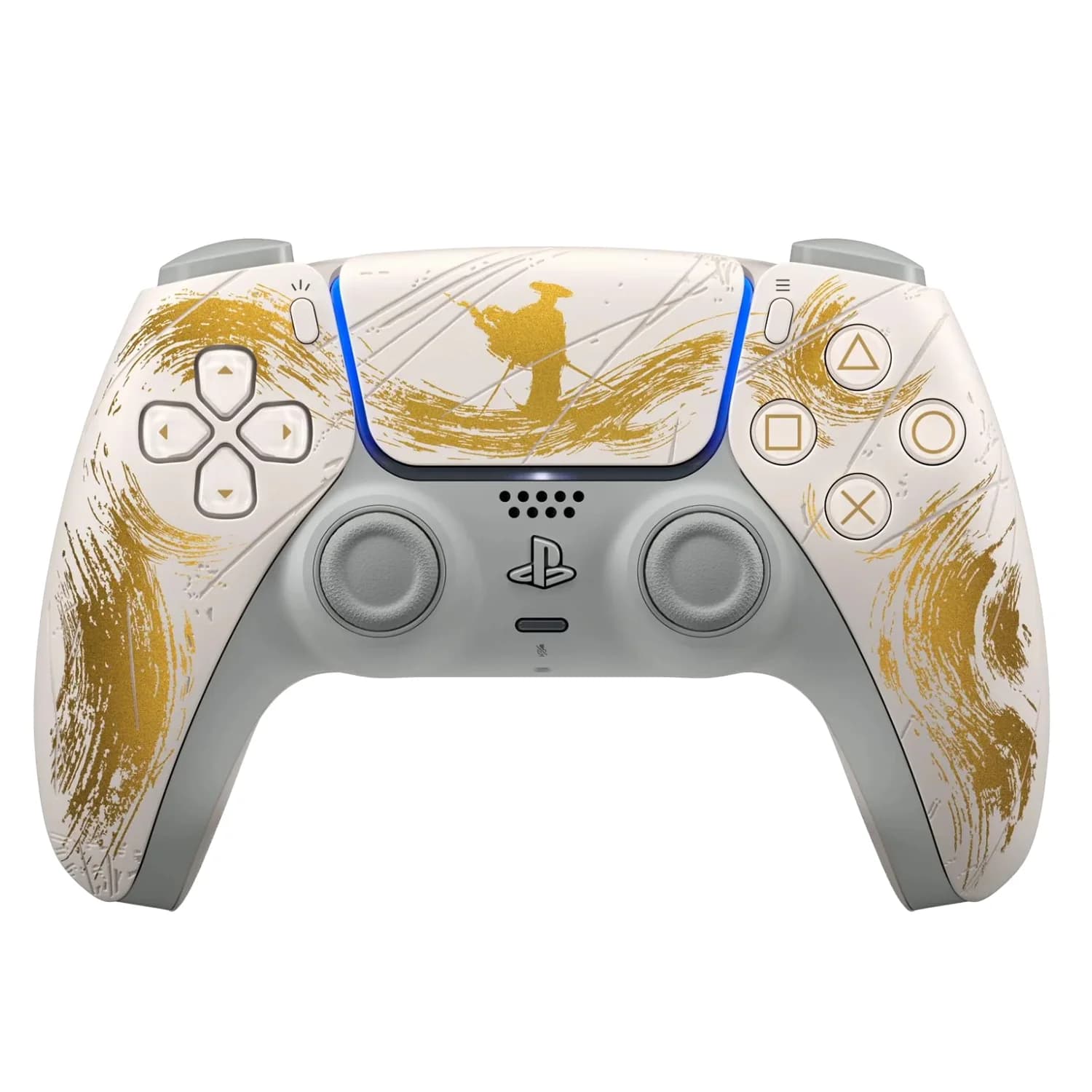 Sony PlayStation Controle Sony Dualsense Ouro Ghost of Yotei Edition Limited para PS5 Wireless - Branco