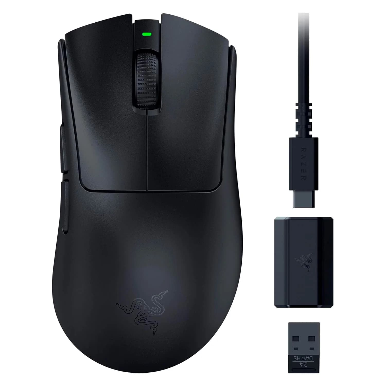 Razer Mouse Gamer Razer DeathAdder V3 HyperSpeed RZ01-05140100-R3U1 26000 DPI Sem Fio - Preto