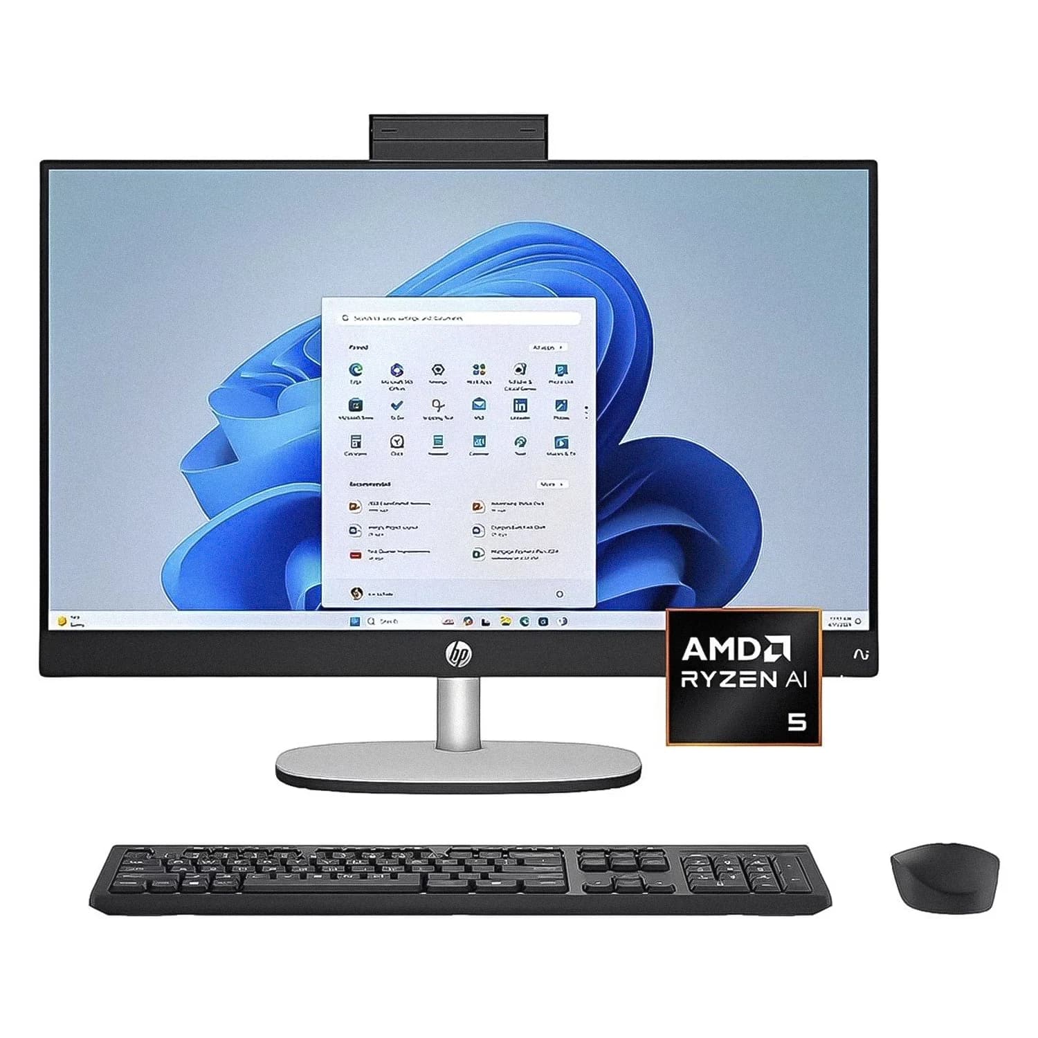 Hp Desktop All In One CT2024 Amd Ryzen Ai Ssd 512GB Preto