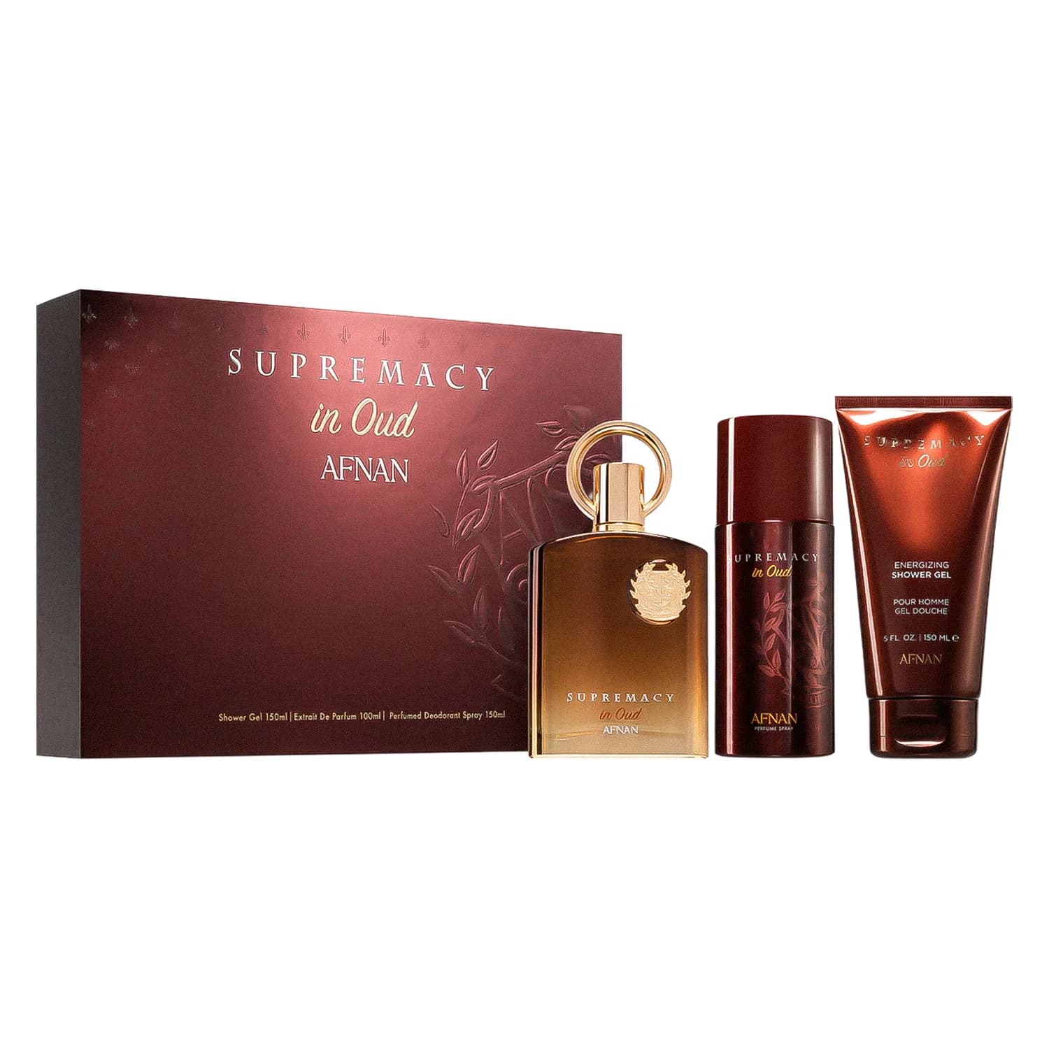 Afnan Kit Supremacy In Oud Desodorante Shower Gel 100ML Edp