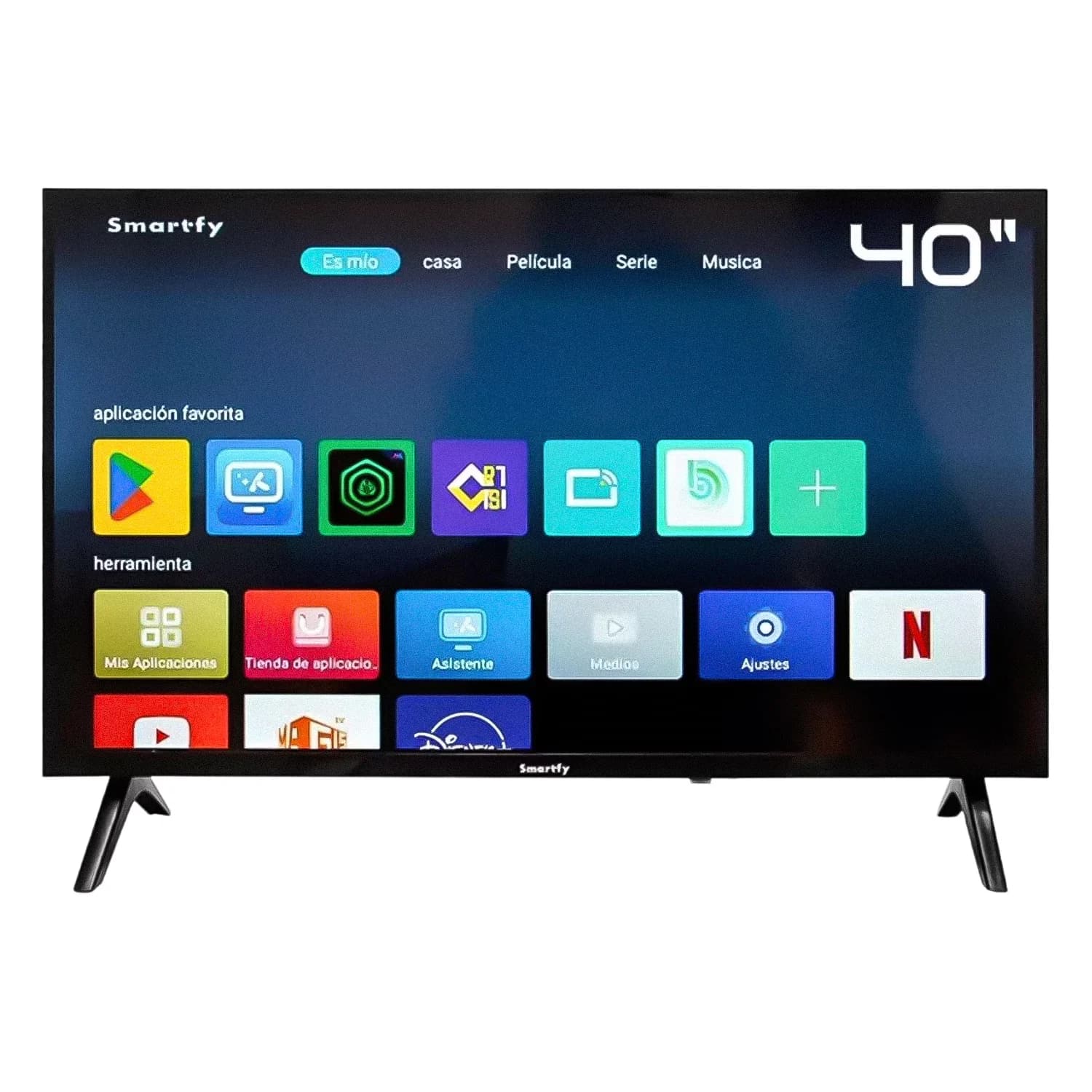 Smart TV Smartfy STV40B 40" Full HD Android TV WiFi - Preto