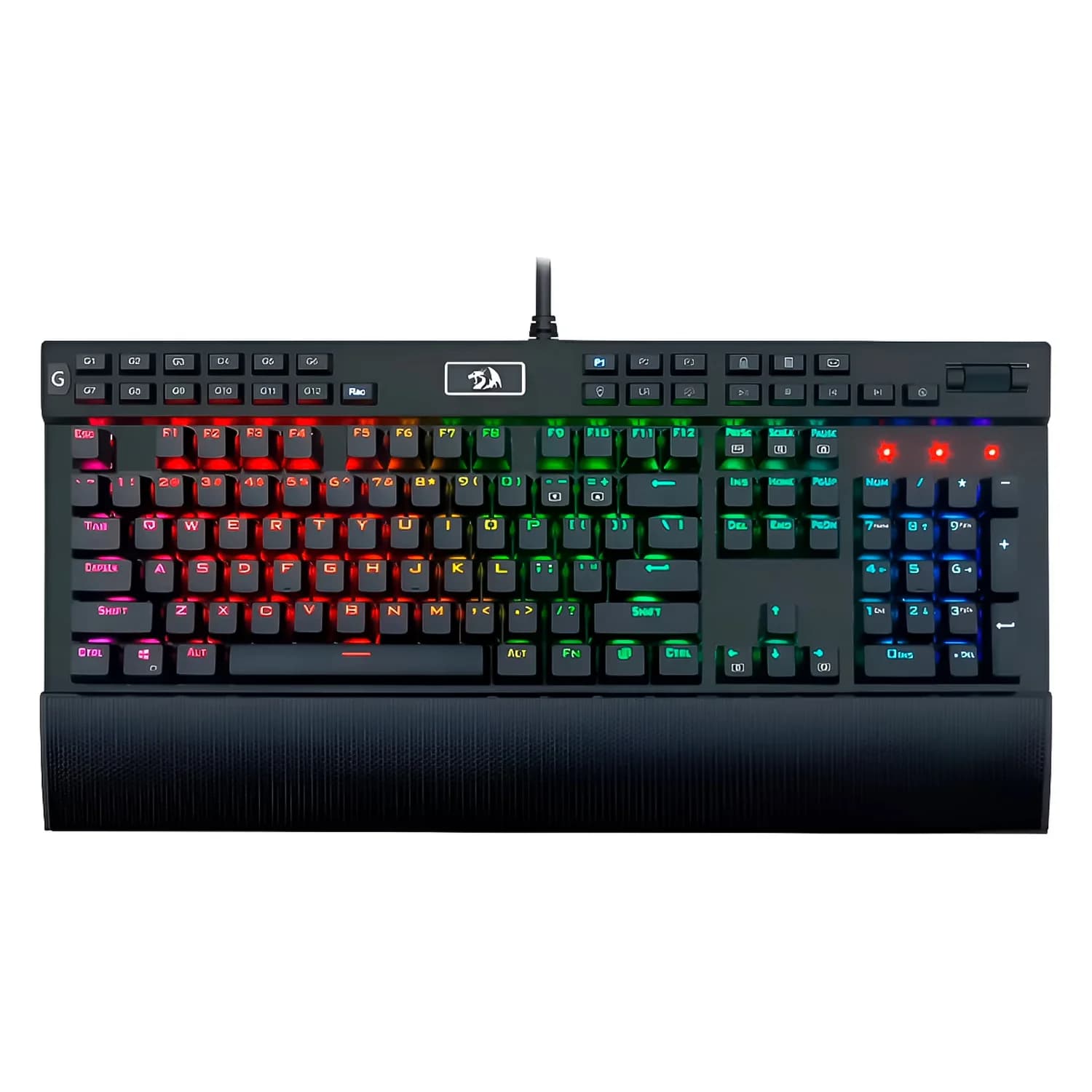 Redragon Teclado Gamer Redragon Yama K550-1 RGB Switch Purple USB - Preto