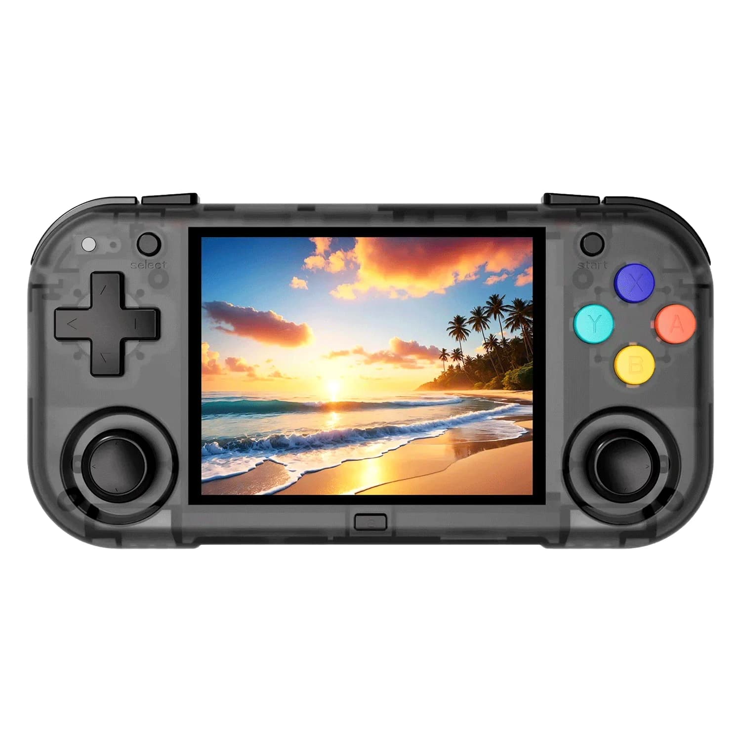 Console Portátil Magicx Xu Mini M 64GB Tela 3.0" 10000 Jogos - Preto Transparente