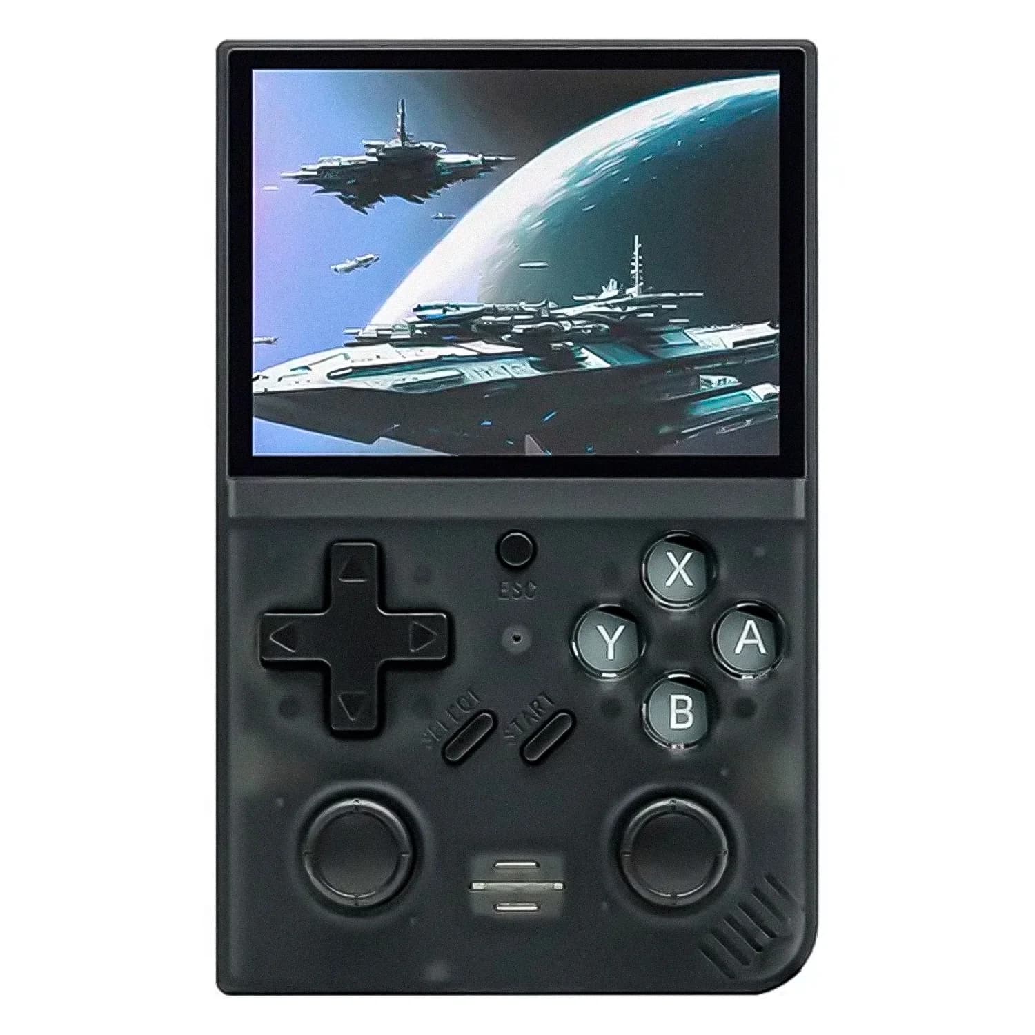 Console Portátil D-R35PLUS 64GB Tela 3.5" - Preto Transparente