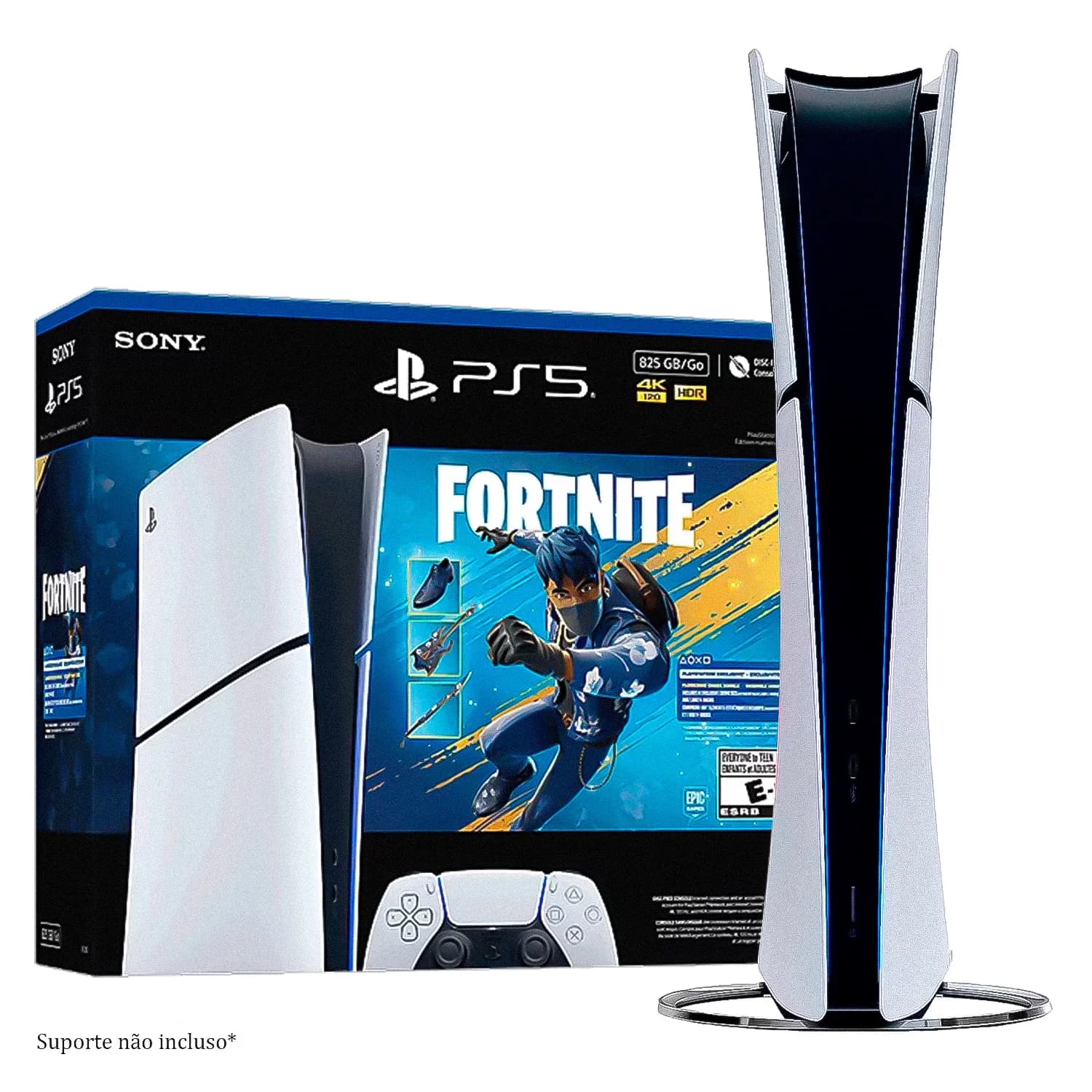 Acessório · Sony Console Slim Cfi 2115B Edicao Digital Ssd 4K Jogo Astro Bot Gran Turismo 825GB