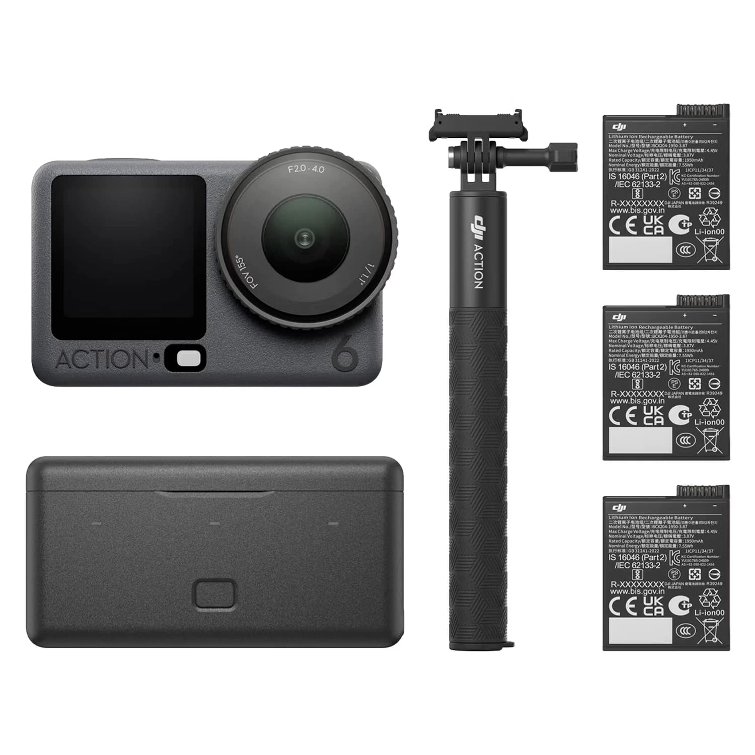 Dji Camera Acao Dji Osmo Action Adventure Combo 50GB Preto