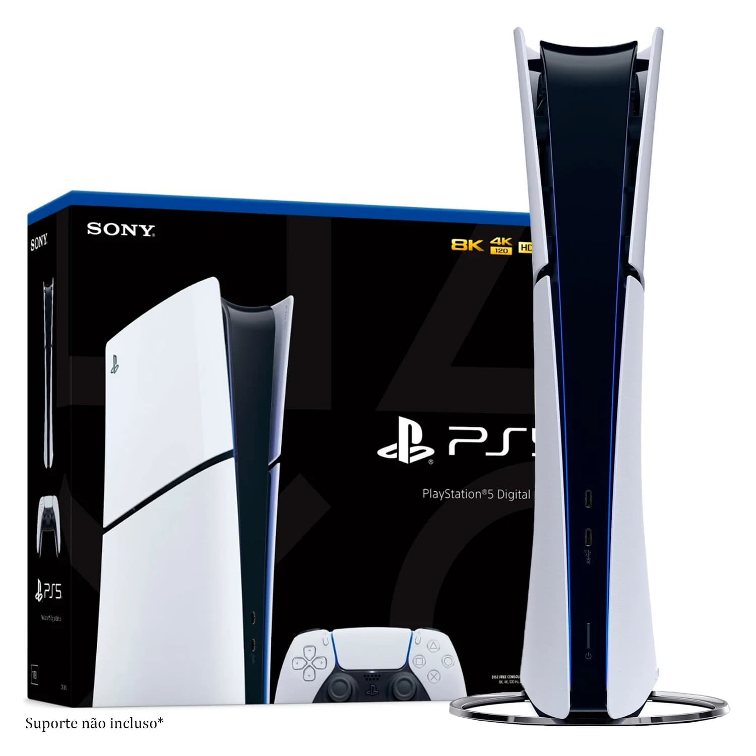 Acessório · Sony Console Slim Cfi 4K Edicao Digital Ssd 825GB