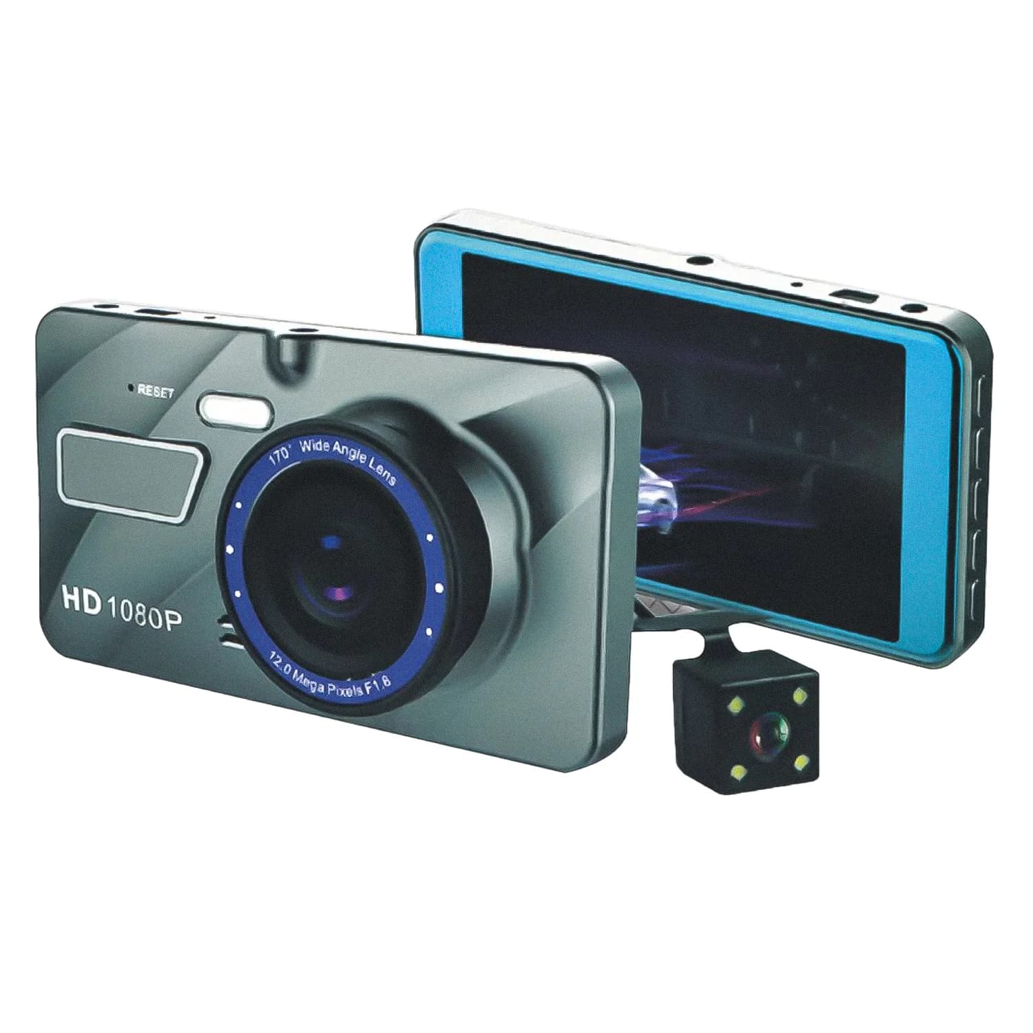 Satellite Camera Carro Satellite DVR052 Full Usb Preto