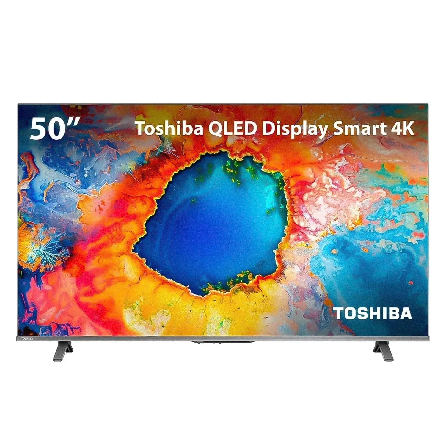 Samsung Smart TV Toshiba 50C450NS 50" 4K Ultra HD Google TV WiFi - Preto