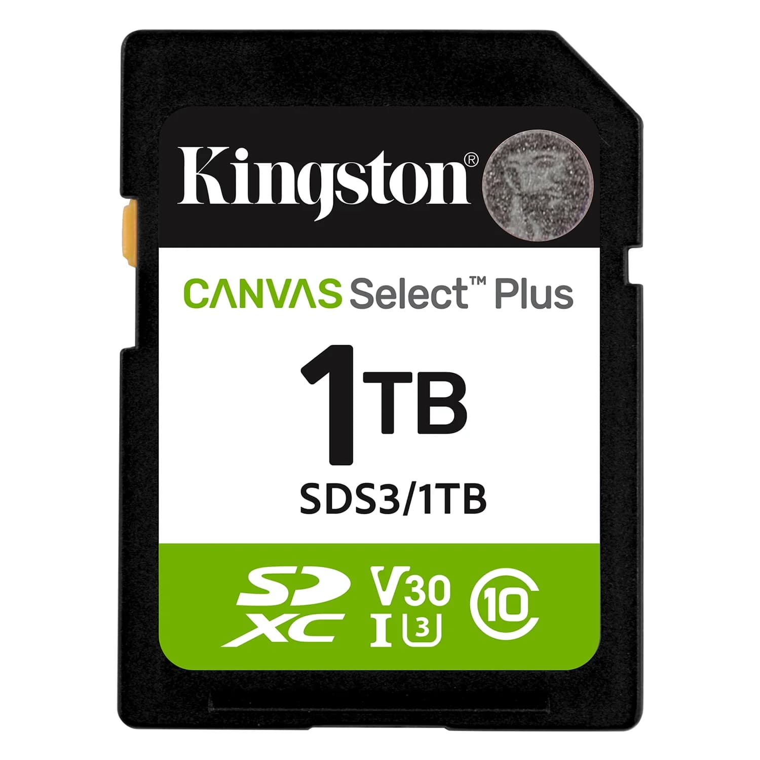Kingston Cartão de Memória SD Kingston Canvas Select Plus 1TB 150Mbs - SDS3/1TB
