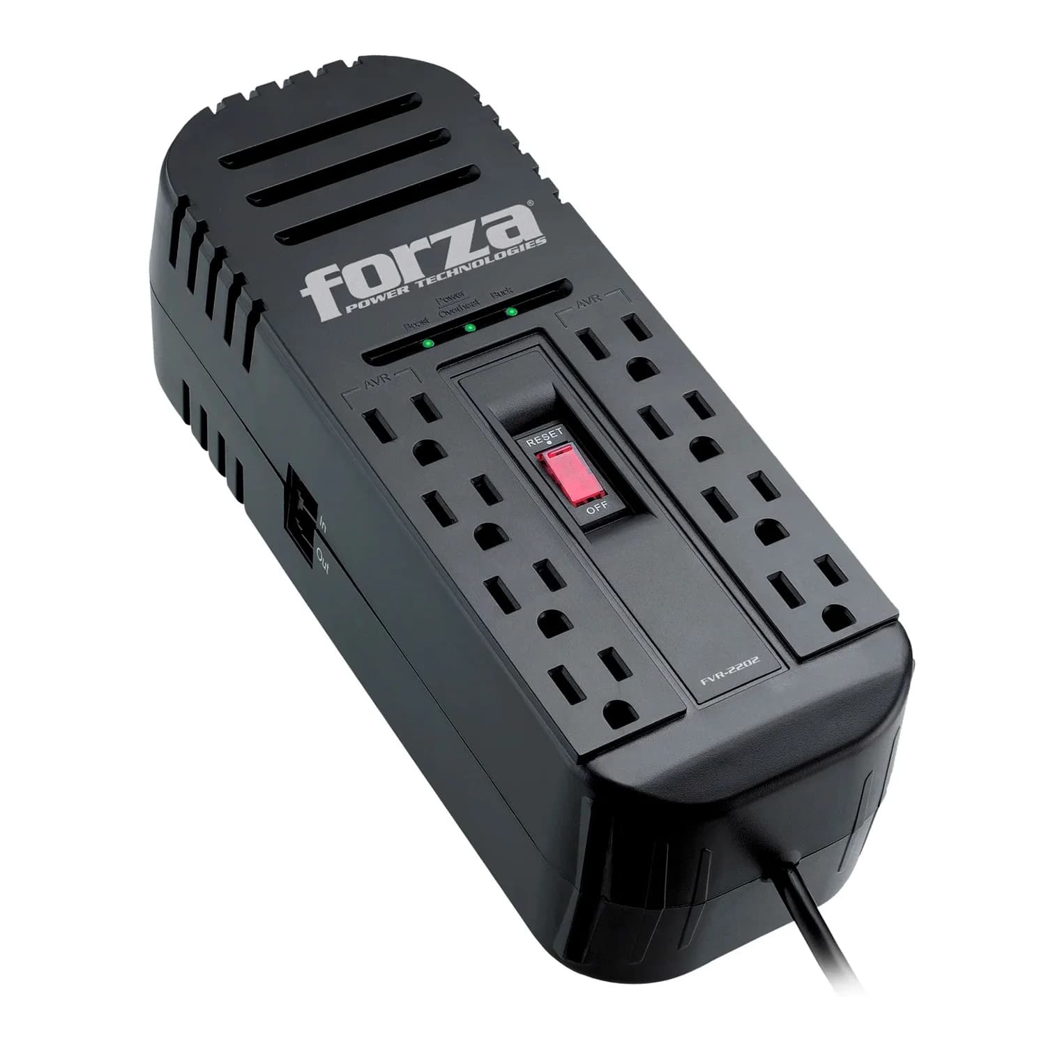 Forza Estabilizador Forza Fvr 2200VA 220V RJ11 Preto
