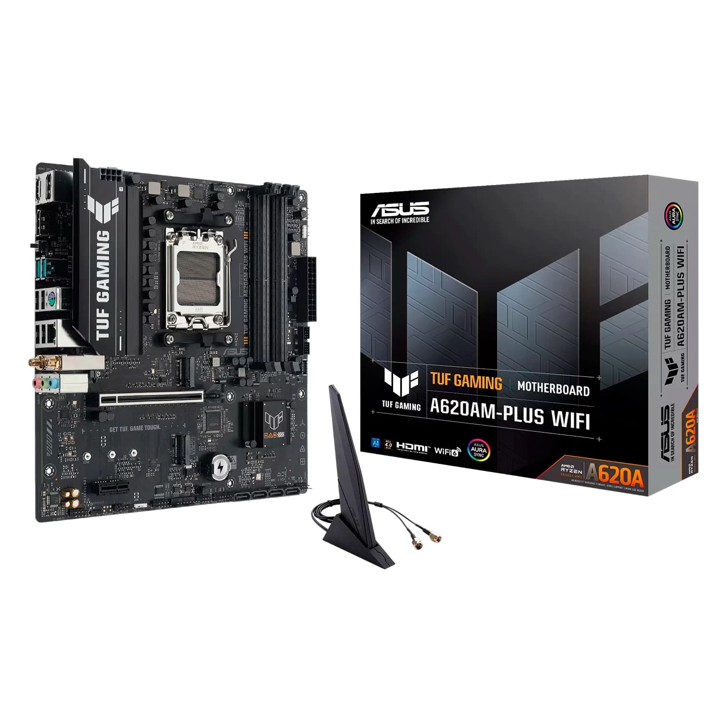 Asus Placa Mae Tuf A620AM Plus Wi Fi Socket AM5 DDR5