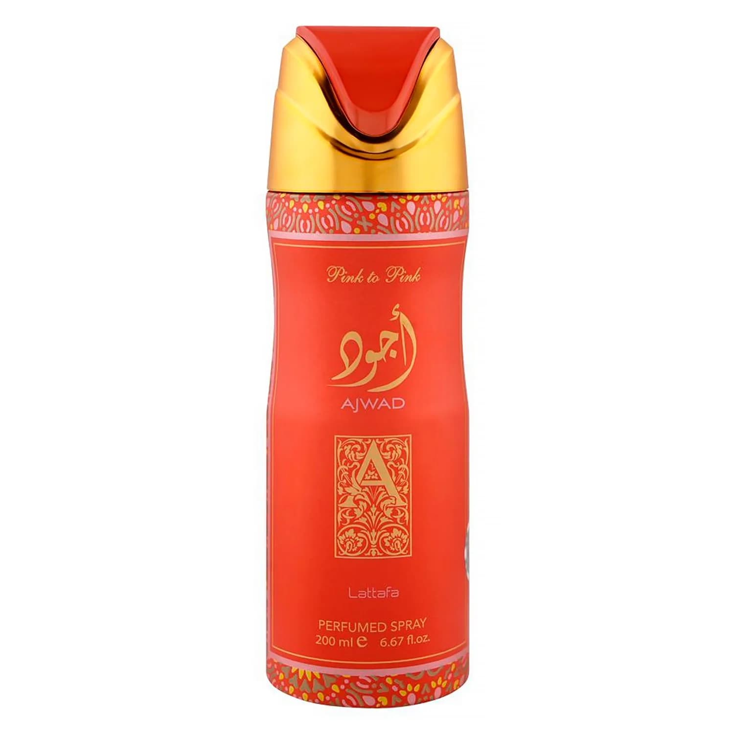 Lattafa Desodorante Ajwad Pink To Pink Feminino