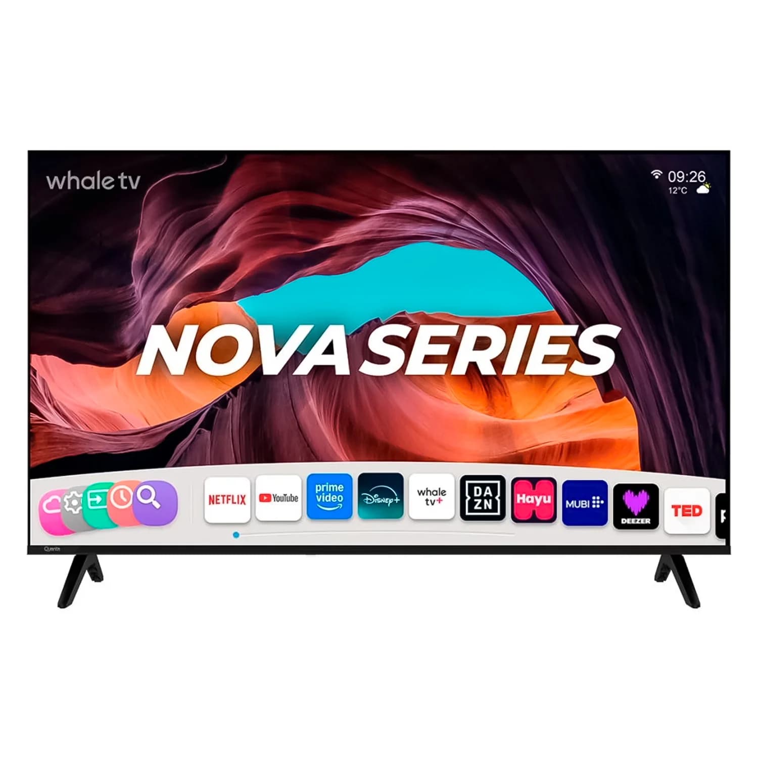Smart TV Quanta QTWTV50 50" 4K Ultra HD Whale OS - Preto