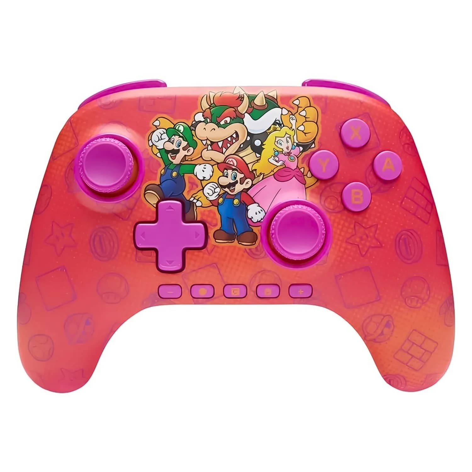 Power-A Controle PowerA Advantage Mario and Friends Sem Fio para Nintendo Switch 2 - PWA-A-59619