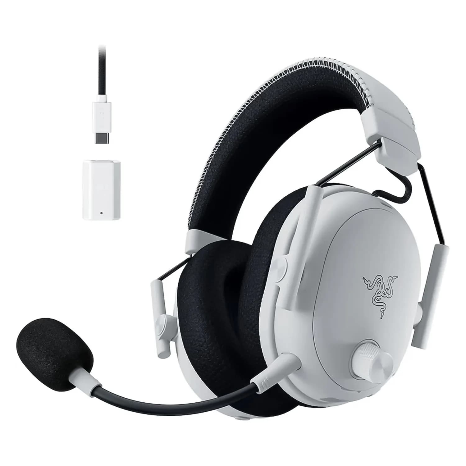 Headset Gamer Razer BlackShark V3 Pro Nasa RZ04-05400200-R3U1 Wireless - Branco