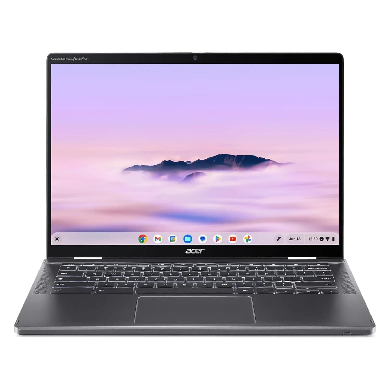 ASUS Notebook Acer Chromebook Plus Spin 714 Intel Core Ultra 5-115U 8GB RAM 256GB SSD Tela 14" Full HD Touch ChromeOS Inglês Cinza - CP714-1H-54UB