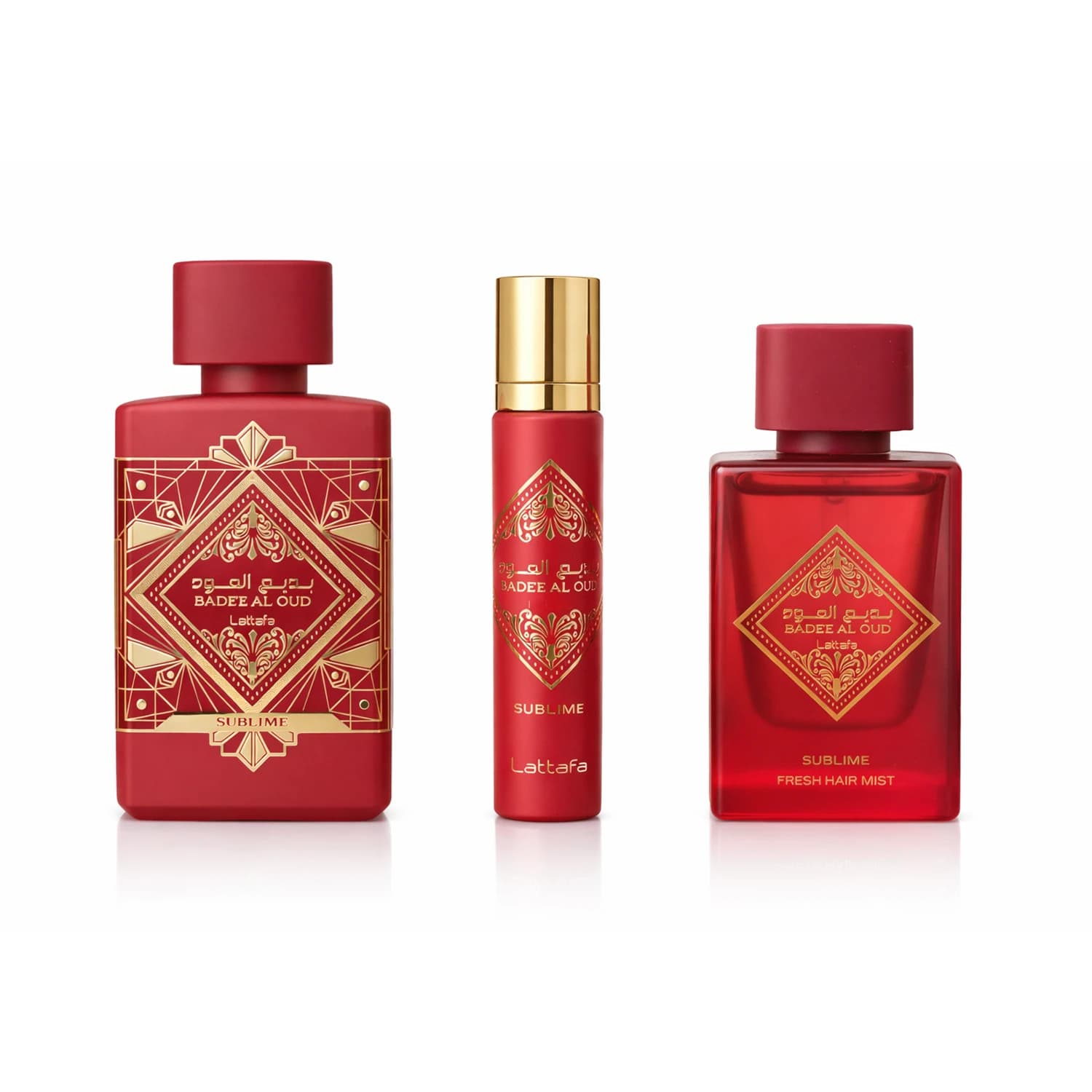 Lattafa Kit Bade'e Al Oud Sublime + de Viagem + Hair Mist EDP 100ml