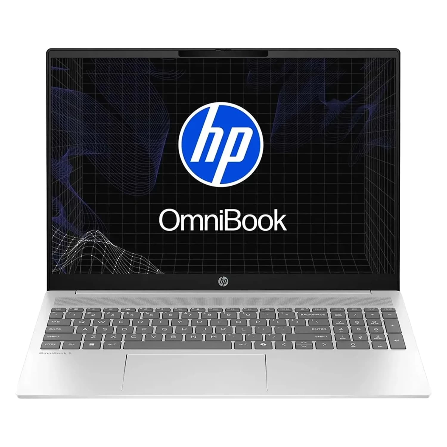 HP Notebook HP Omnibook 5 AMD Ryzen 5-8540U 8GB RAM 512GB SSD Tela 16" 2K Windows 11 Inglês Prata - 16-BC1052WM