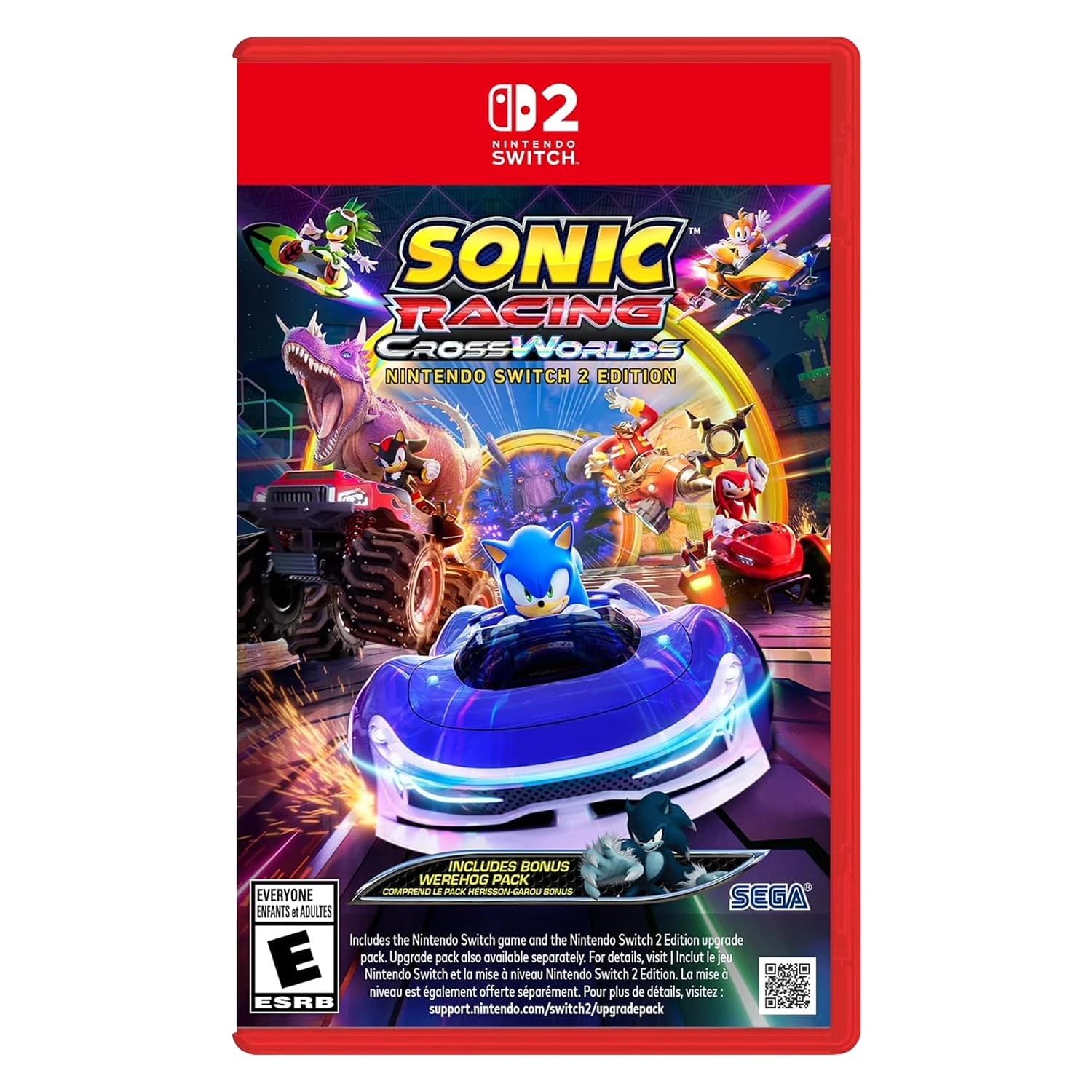 Jogo Sonic Racing: CrossWorlds para Nintendo Switch 2