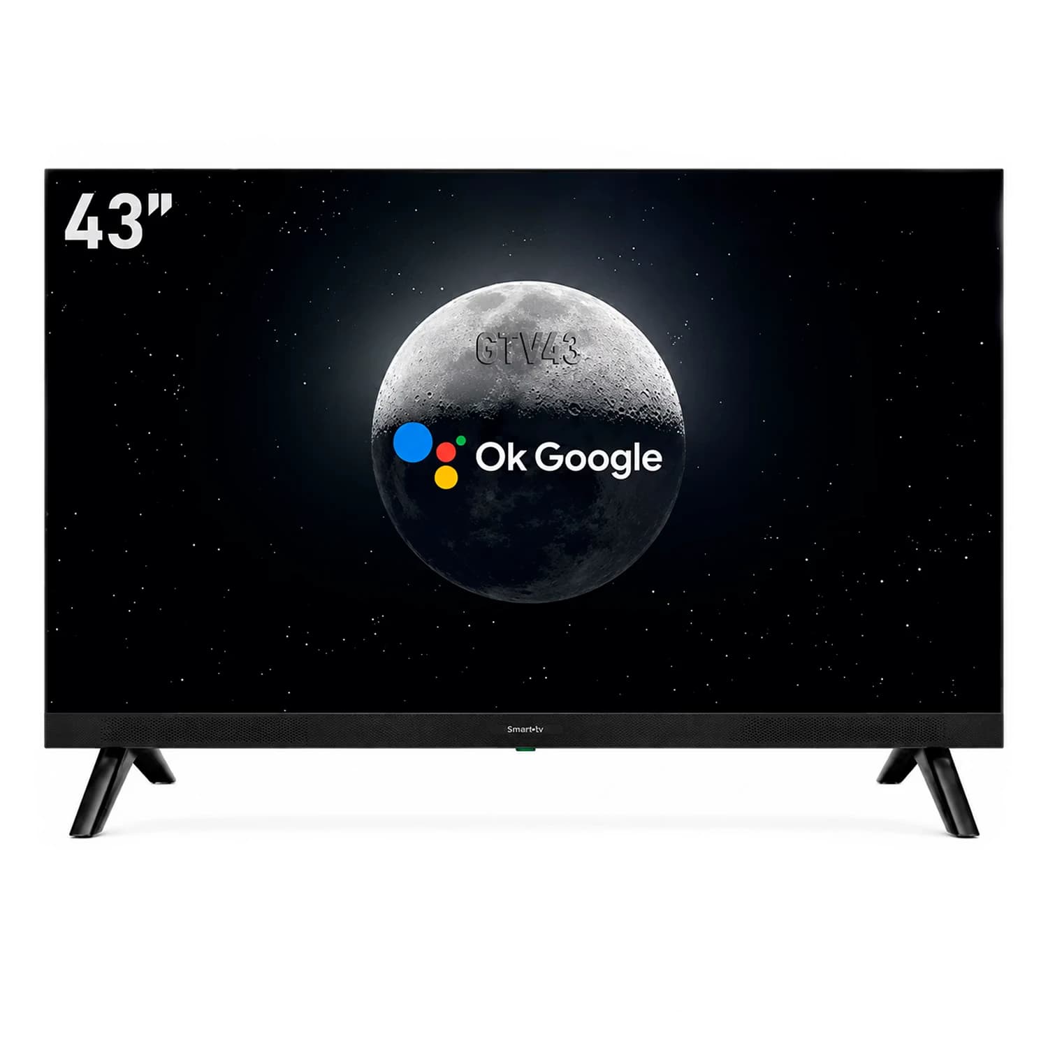 Smart TV Smartfy GTV43 43" Full HD Google TV WiFi + Soundbar - Preto