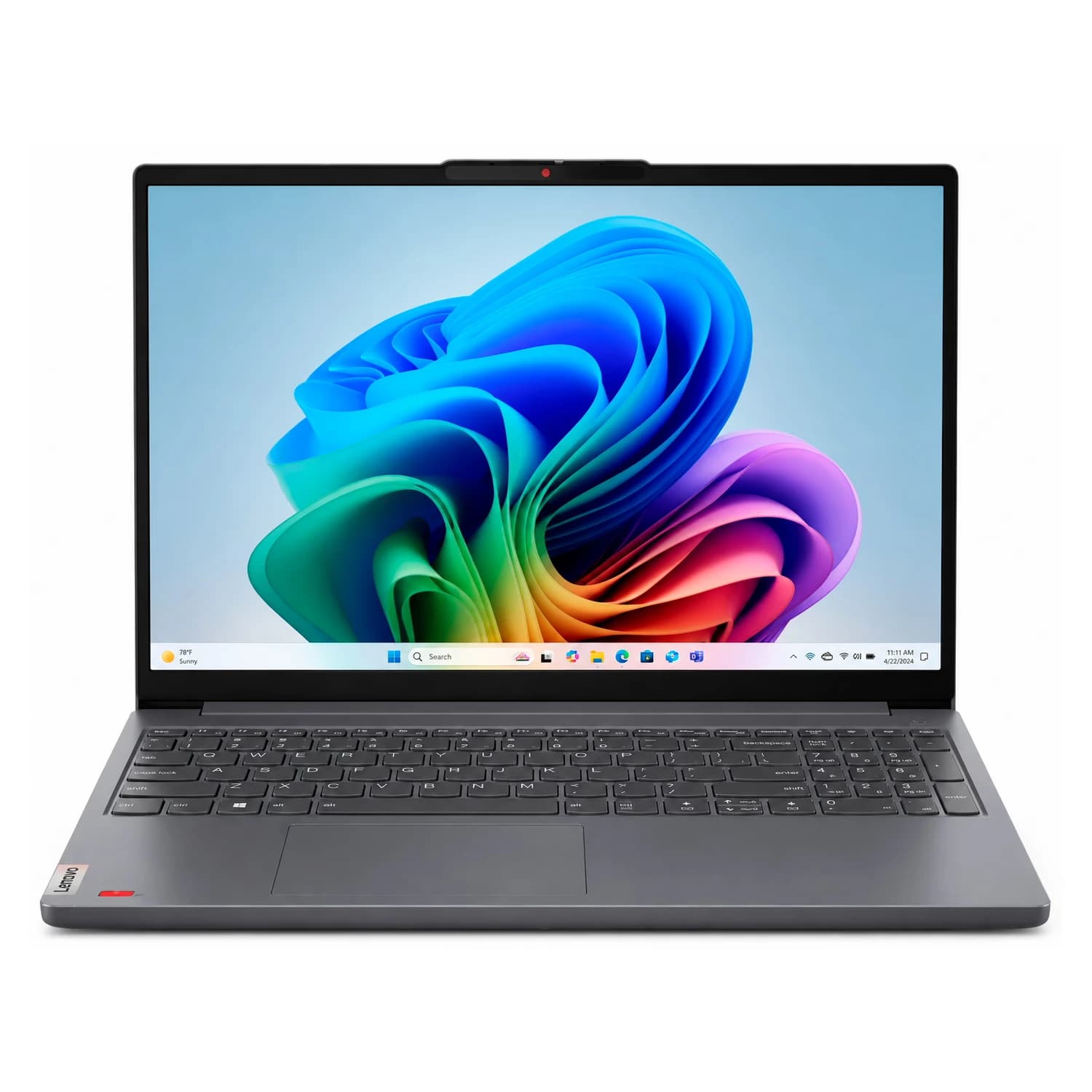 Lenovo Notebook Lenovo IdeaPad Slim 3 Snapdragon X 16GB RAM 512GB SSD Tela 15.6" WUXGA Windows 11 Inglês Cinza - 83N3006BUS