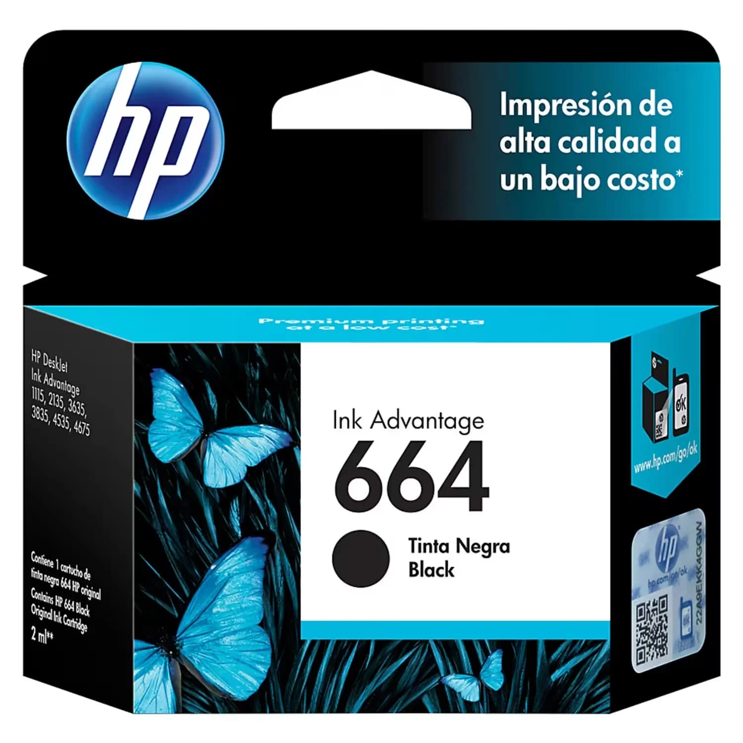 Hp Cartucho F6V29AL Impressora Preto