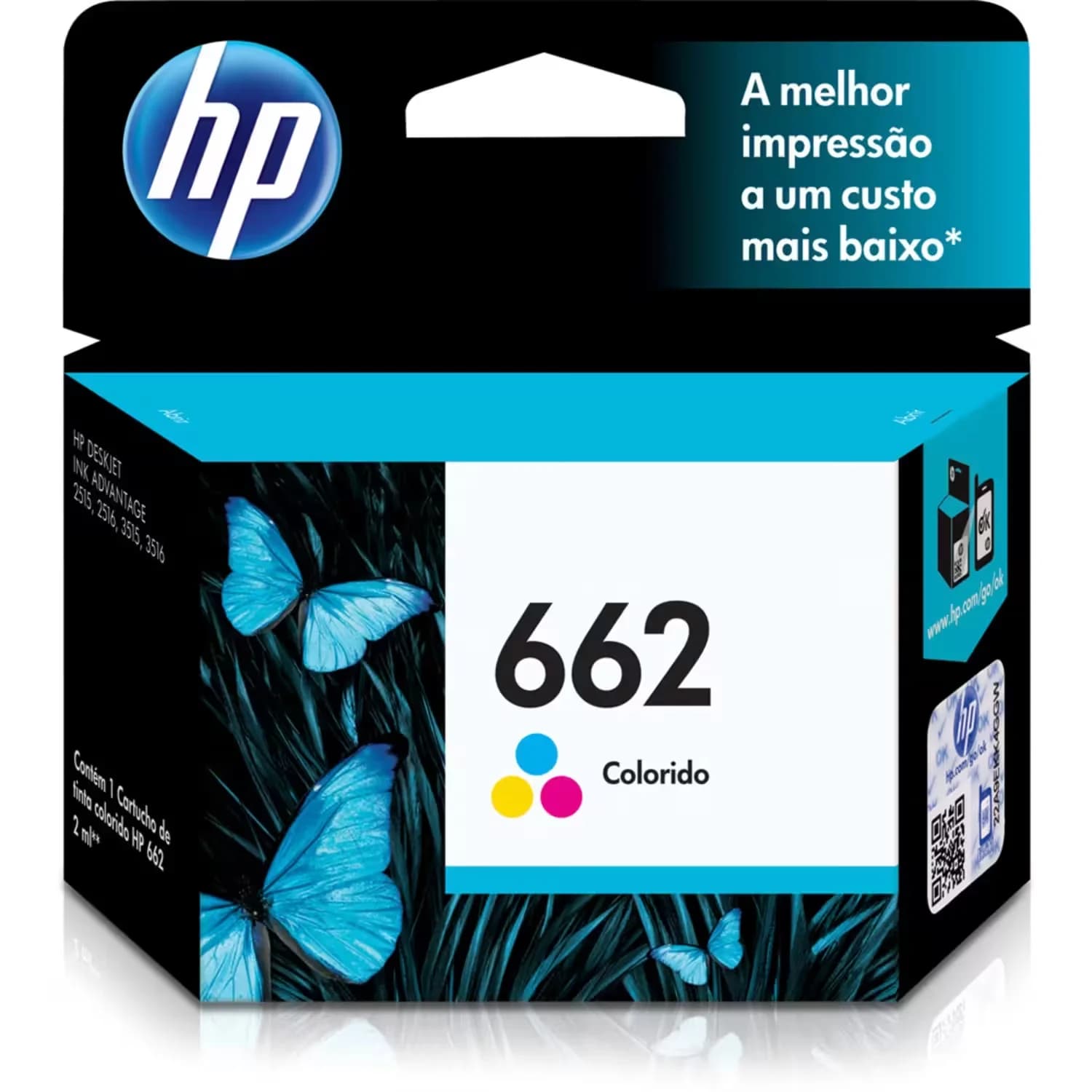 Hp Cartucho CZ104AL Impressora Tricolor