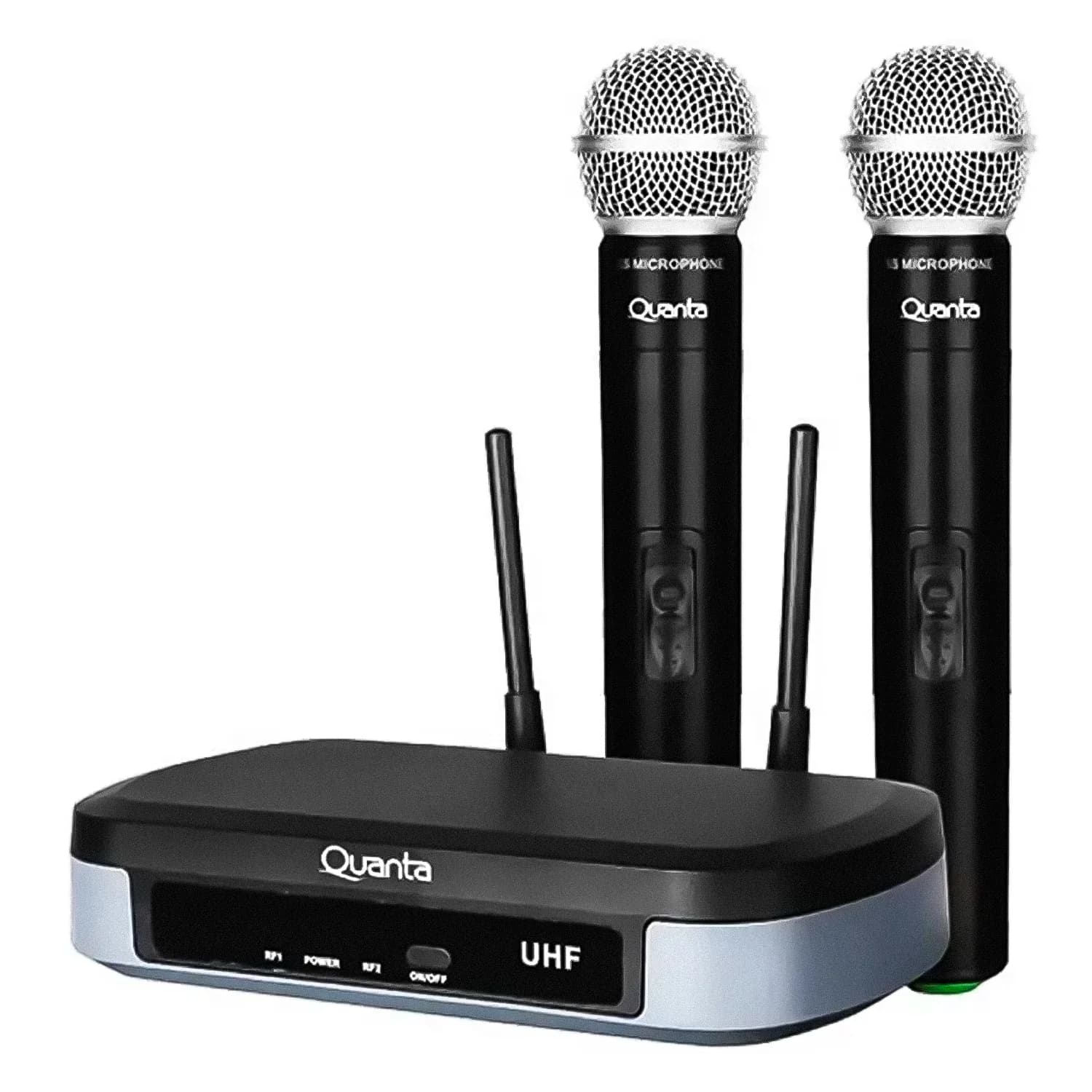 Quanta Microfone Dinamico Quanta QTMWU104 Wireless Unidades Preto
