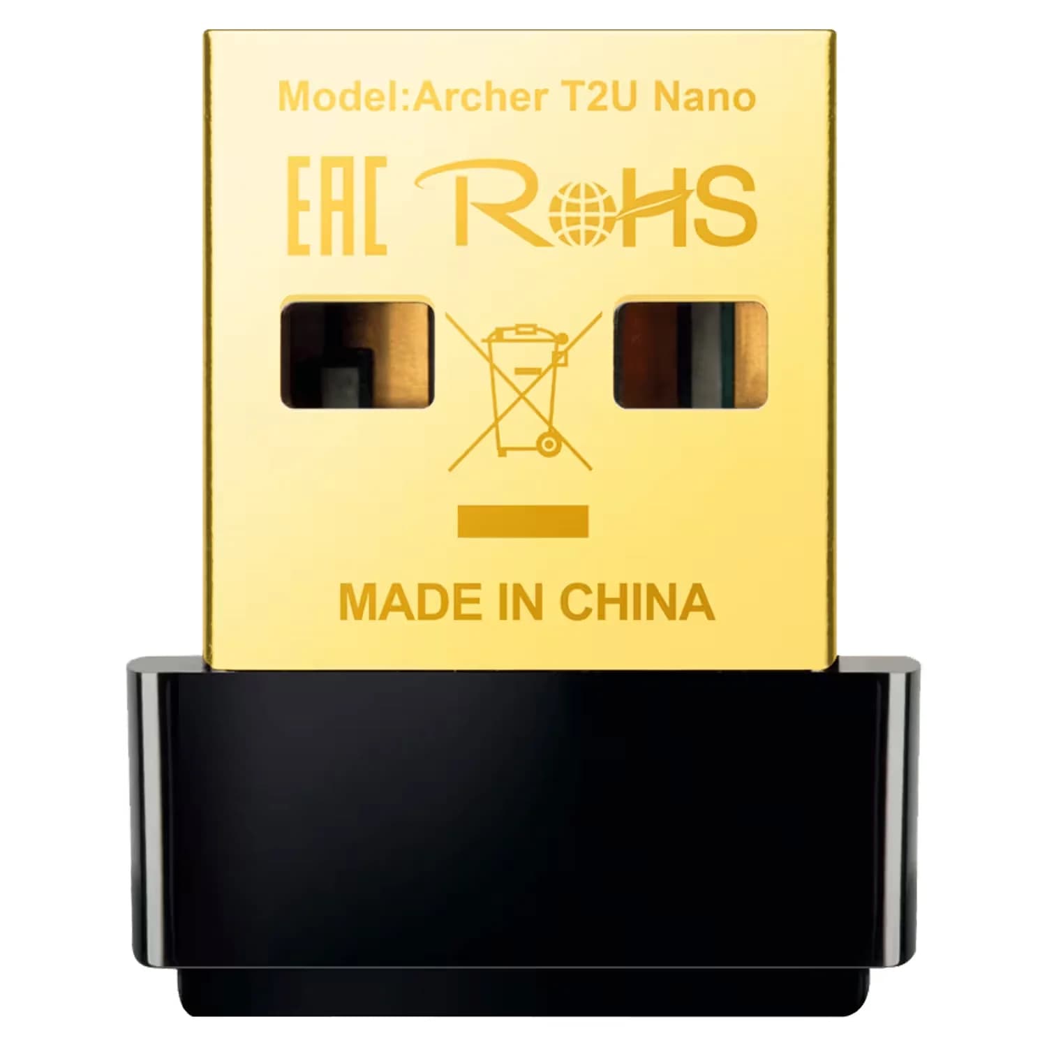 Tplink Adaptador Nano Wireless Tp Link Archer T2U AC600 Band Preto