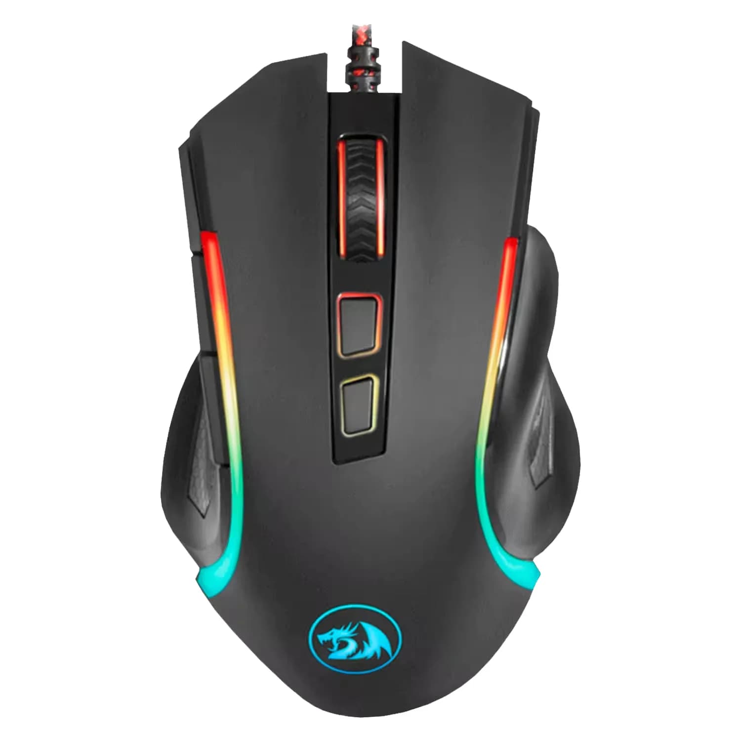 Redragon Mouse Gamer Redragon M607 Griffin RGB 7200 DPI USB - Preto
