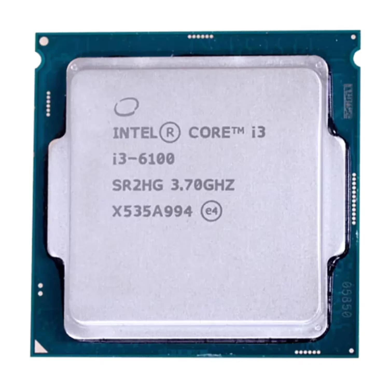 Intel Processador Intel Core i3-6100 Pull OEM Socket LGA 1151 2 Core 4 Threads Cache 3MB