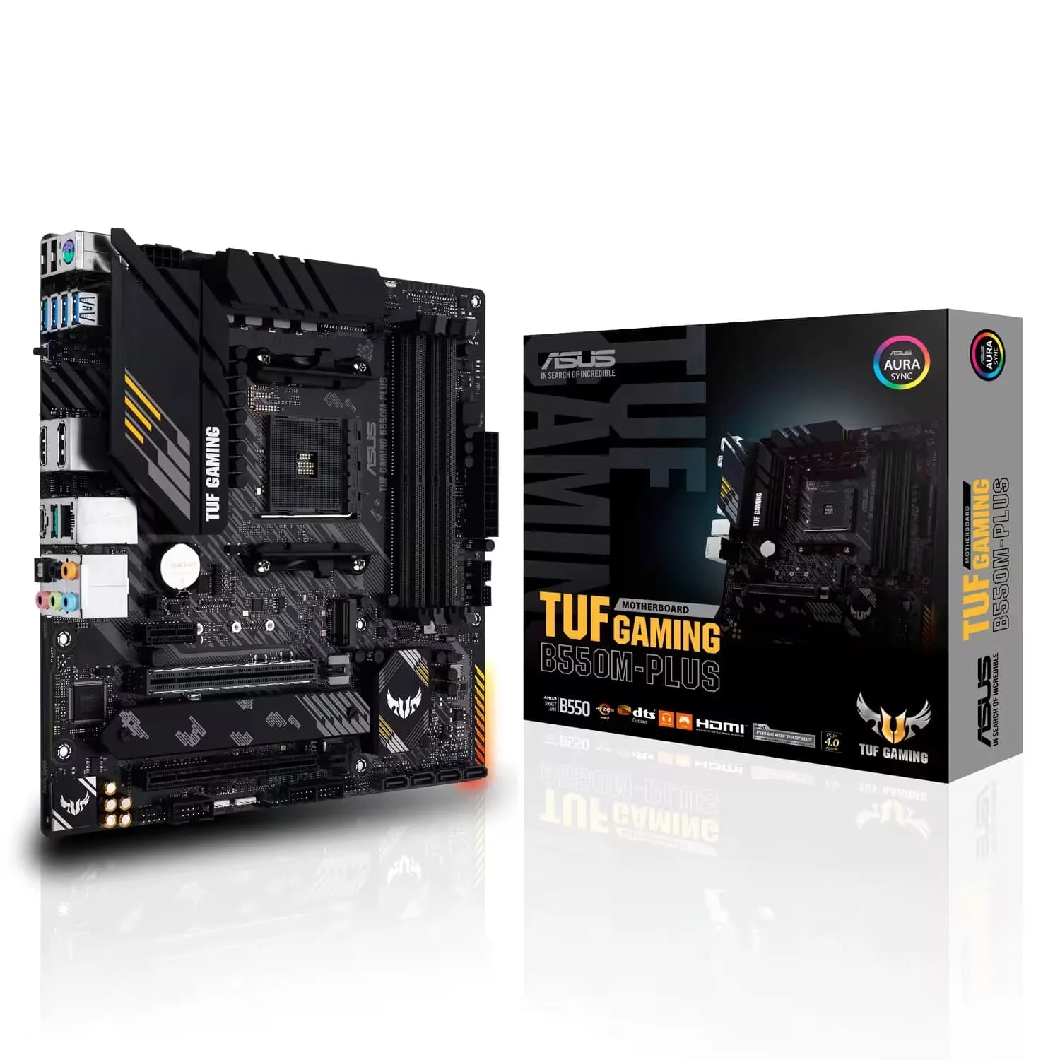 AMD Placa Mãe Asus TUF Gaming B550M-Plus WiFi II DDR4 AMD AM4 Chipset B550 Micro ATX