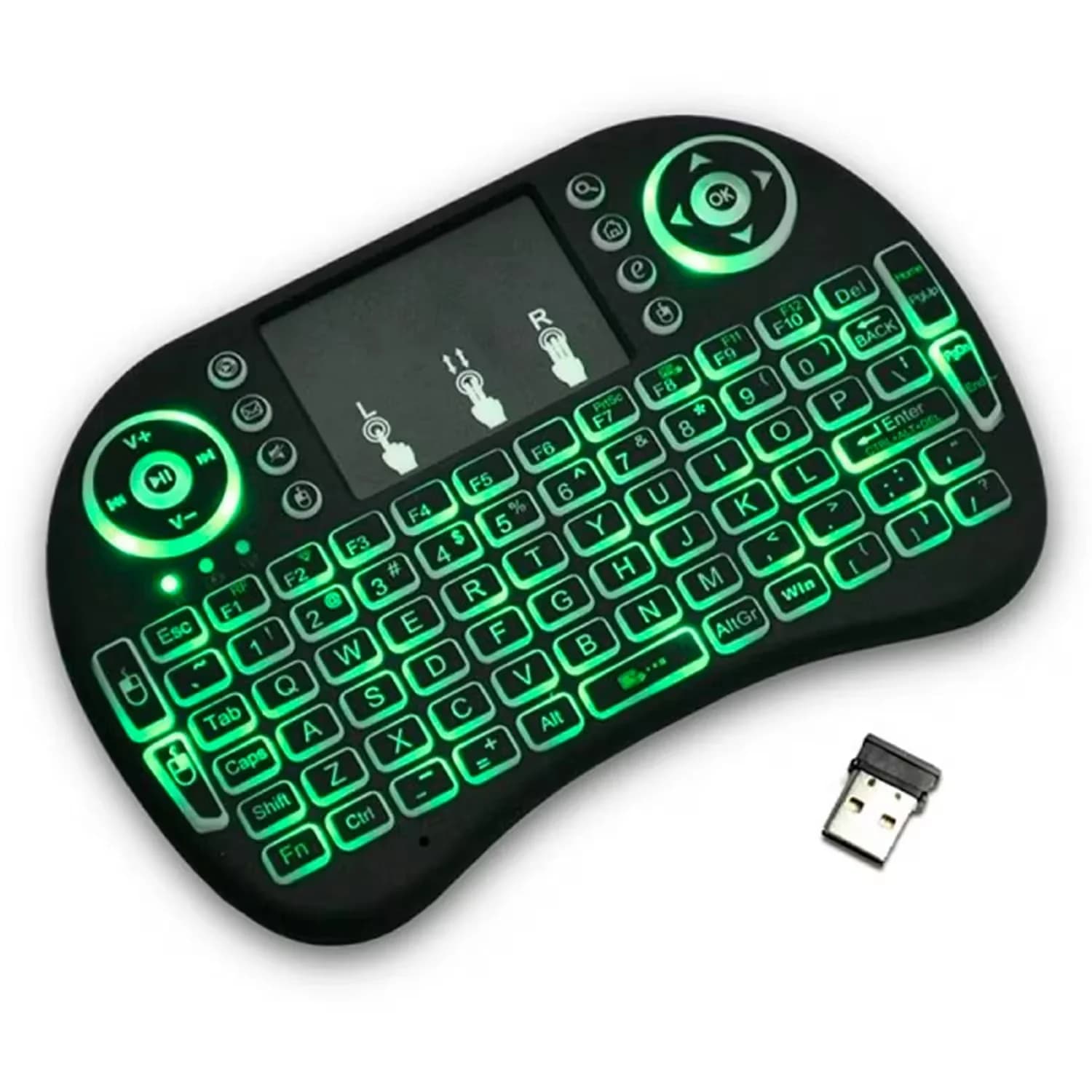 Microsoft Xbox Mini teclado Touchpad Satellite AK-724G - Preto