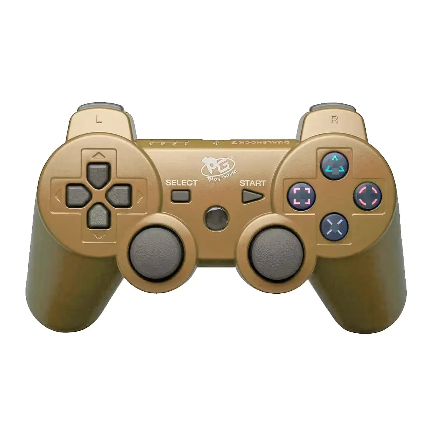 Sony PlayStation Controle Play Game Dualshock para PS3 Wireless - Dourado