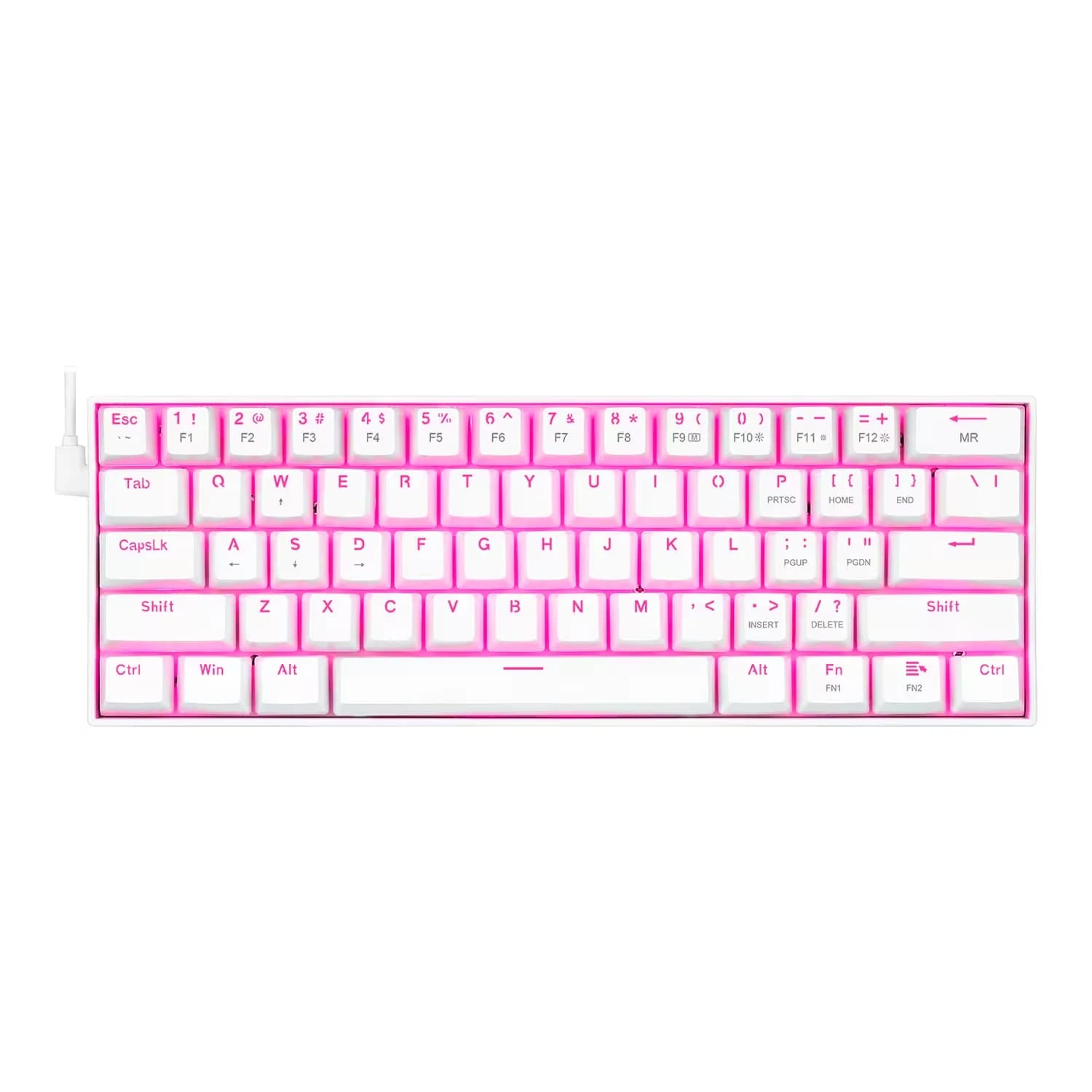 Redragon Teclado Redragon Dragonborn K630W sem Fio - Branco