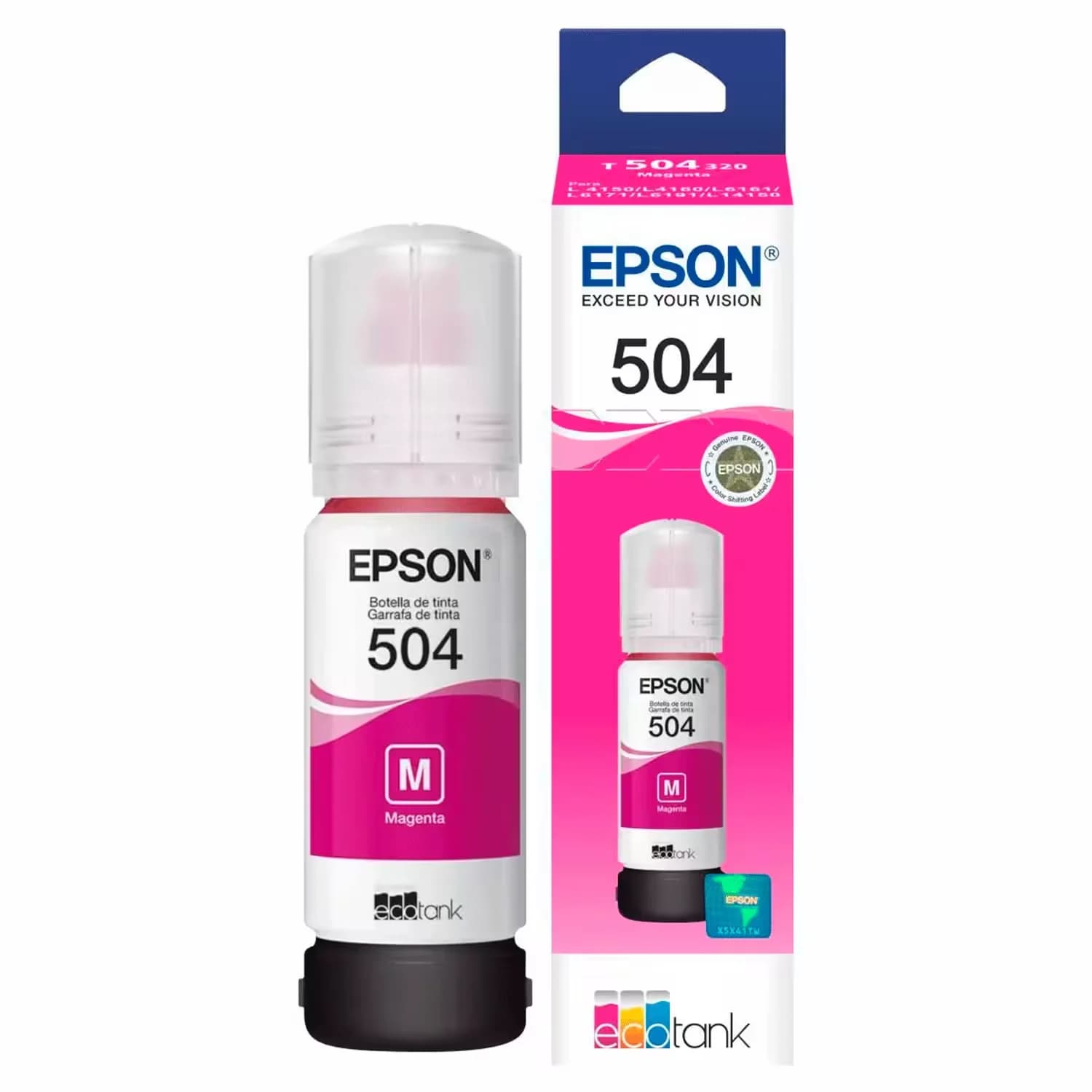 Epson Garrafa Tinta Epson Ecotank T504 L4260 Magenta