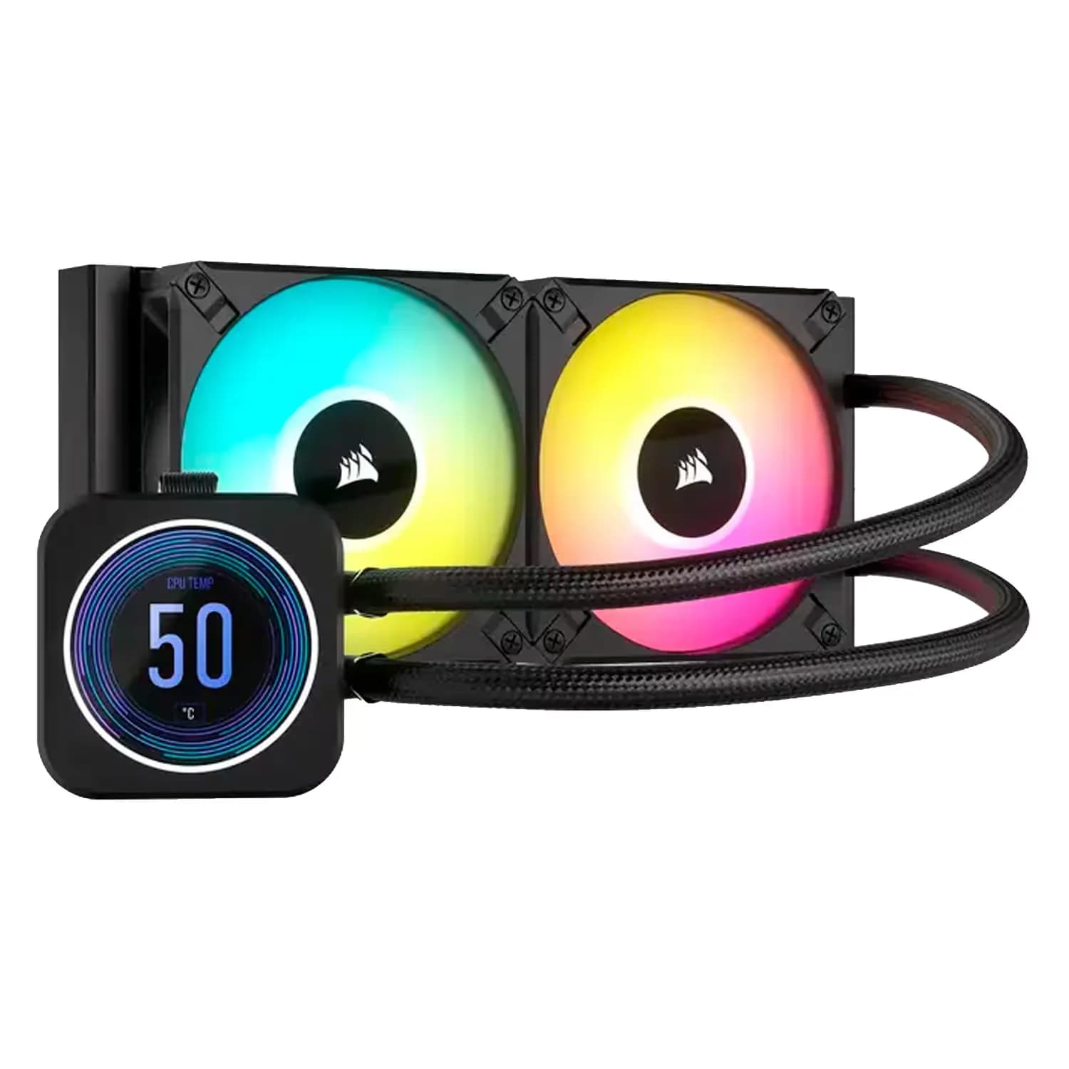 Corsair Water Cooler para Processador Corsair Icue H100i Elite CW-9060074-WW RGB - Preto
