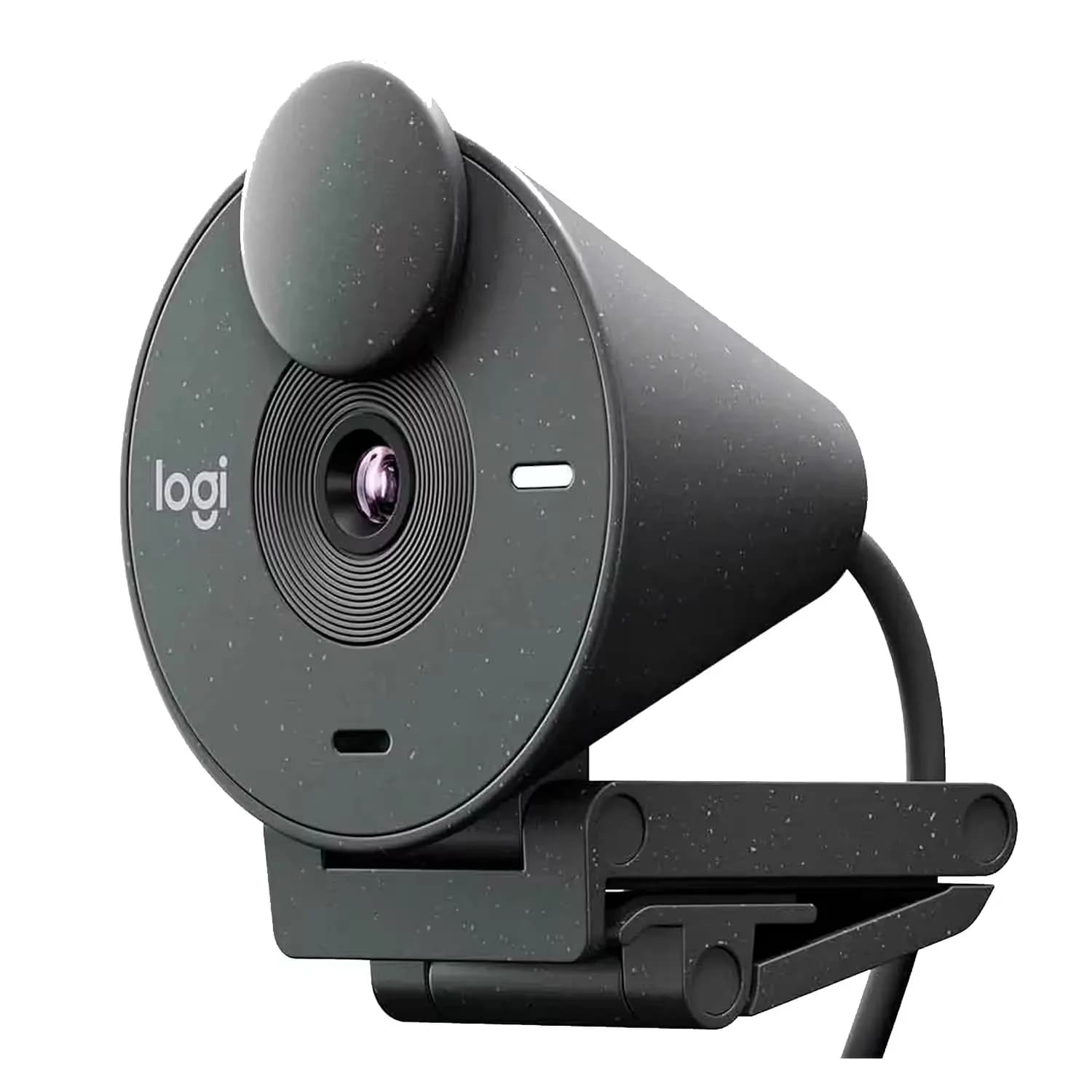Logitech Webcam Brio Full Fps Microfone Integrado Cinza