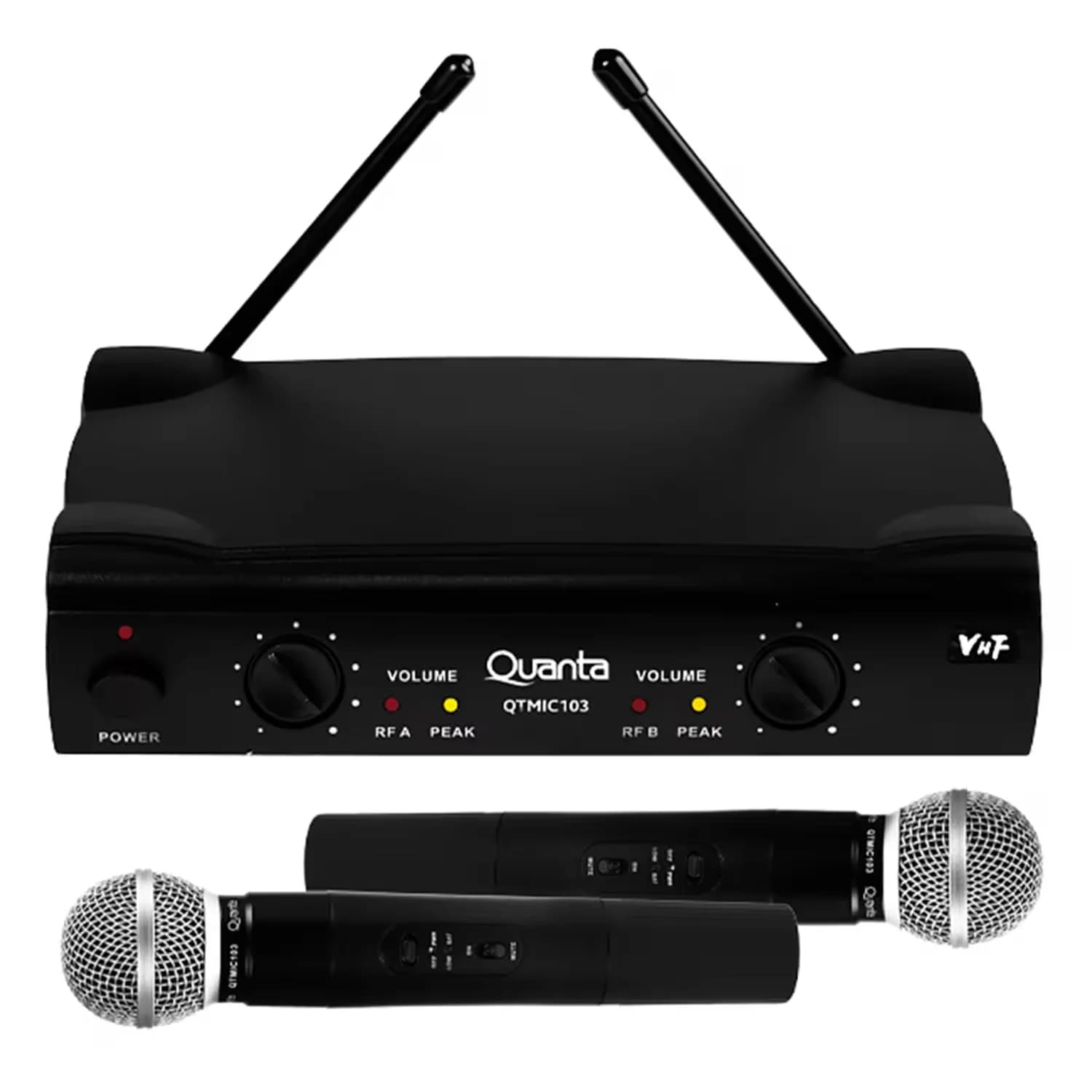 Quanta Microfone Dinamico Quanta QTMIC103 Bivolt Preto